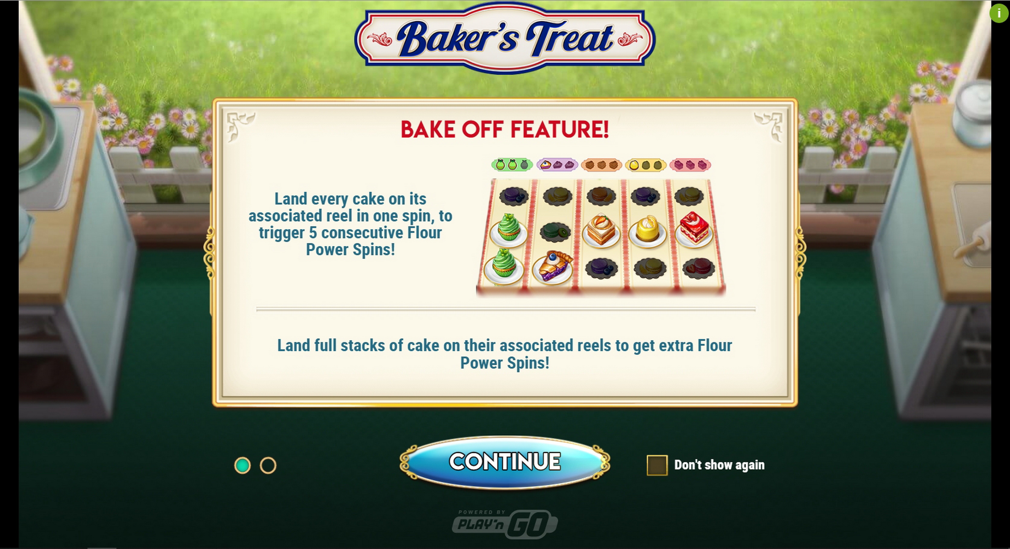 Play Baker's Treat Free Casino Slot Game by Playn GO