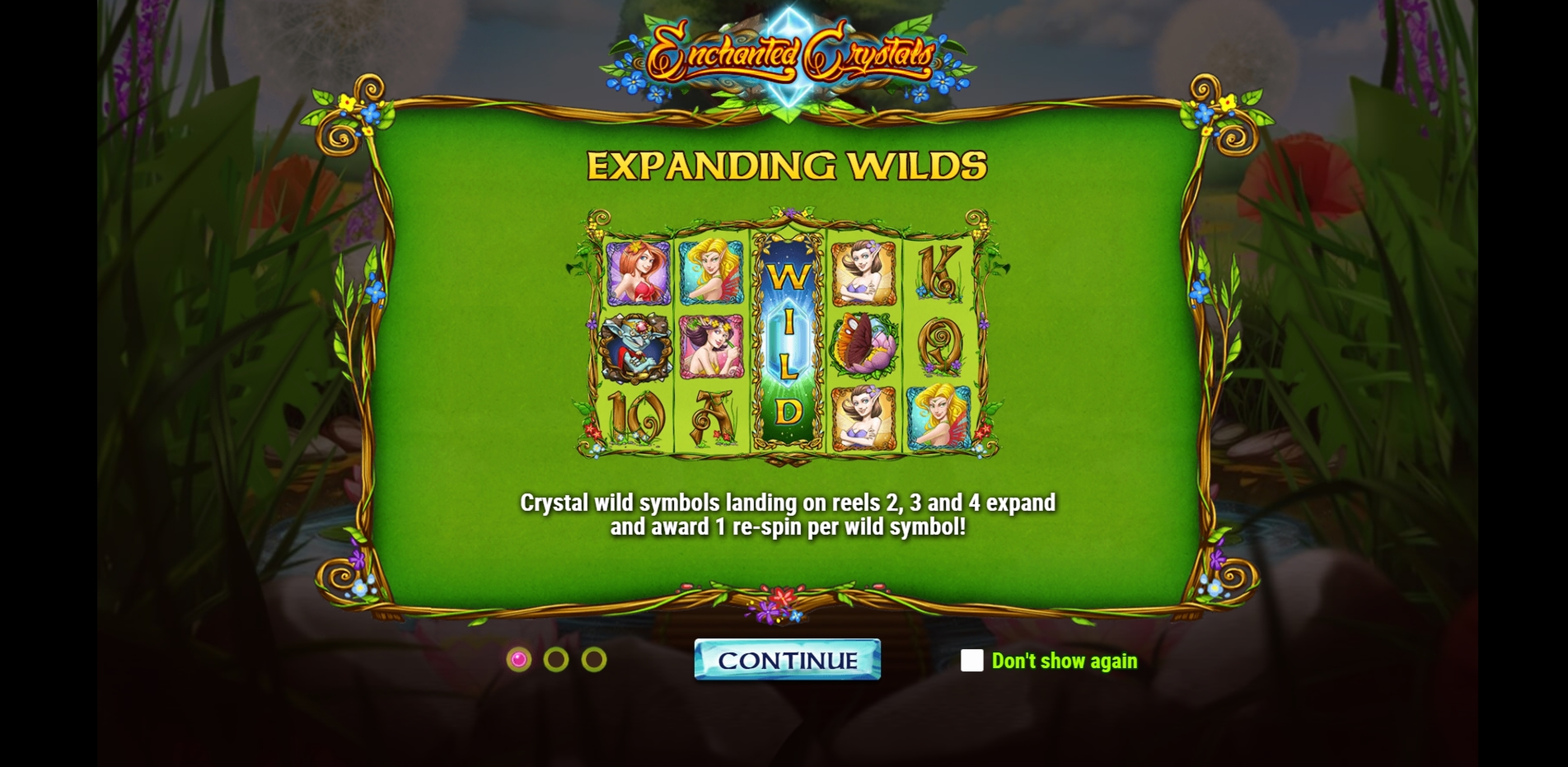 Play Enchanted Crystals Free Casino Slot Game by Playn GO