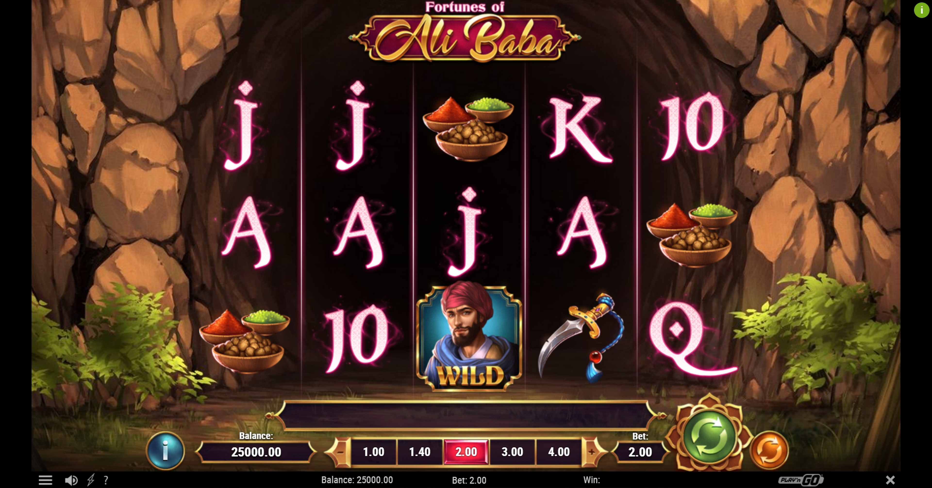 Reels in Fortunes of Alibaba Slot Game by Playn GO
