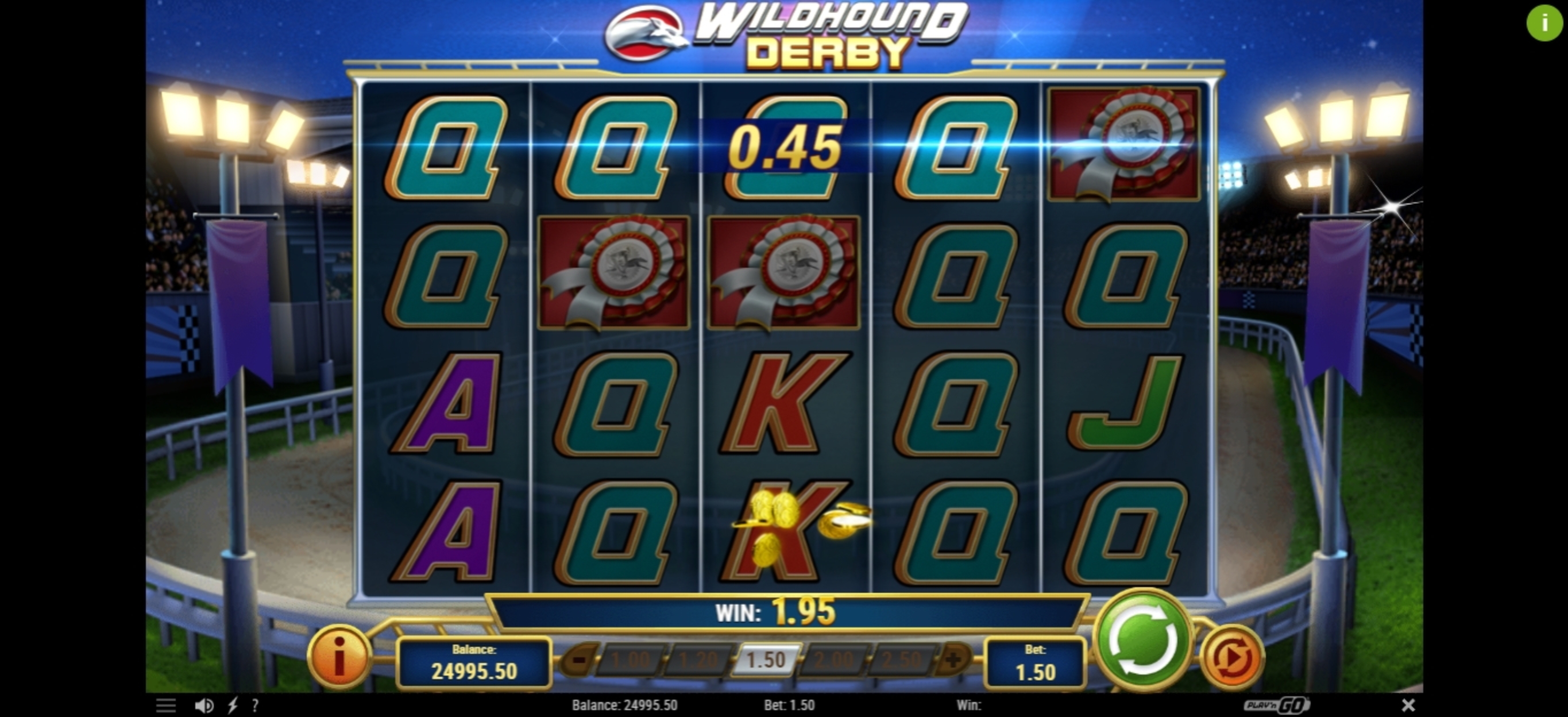Win Money in Wildhound Derby Free Slot Game by Playn GO