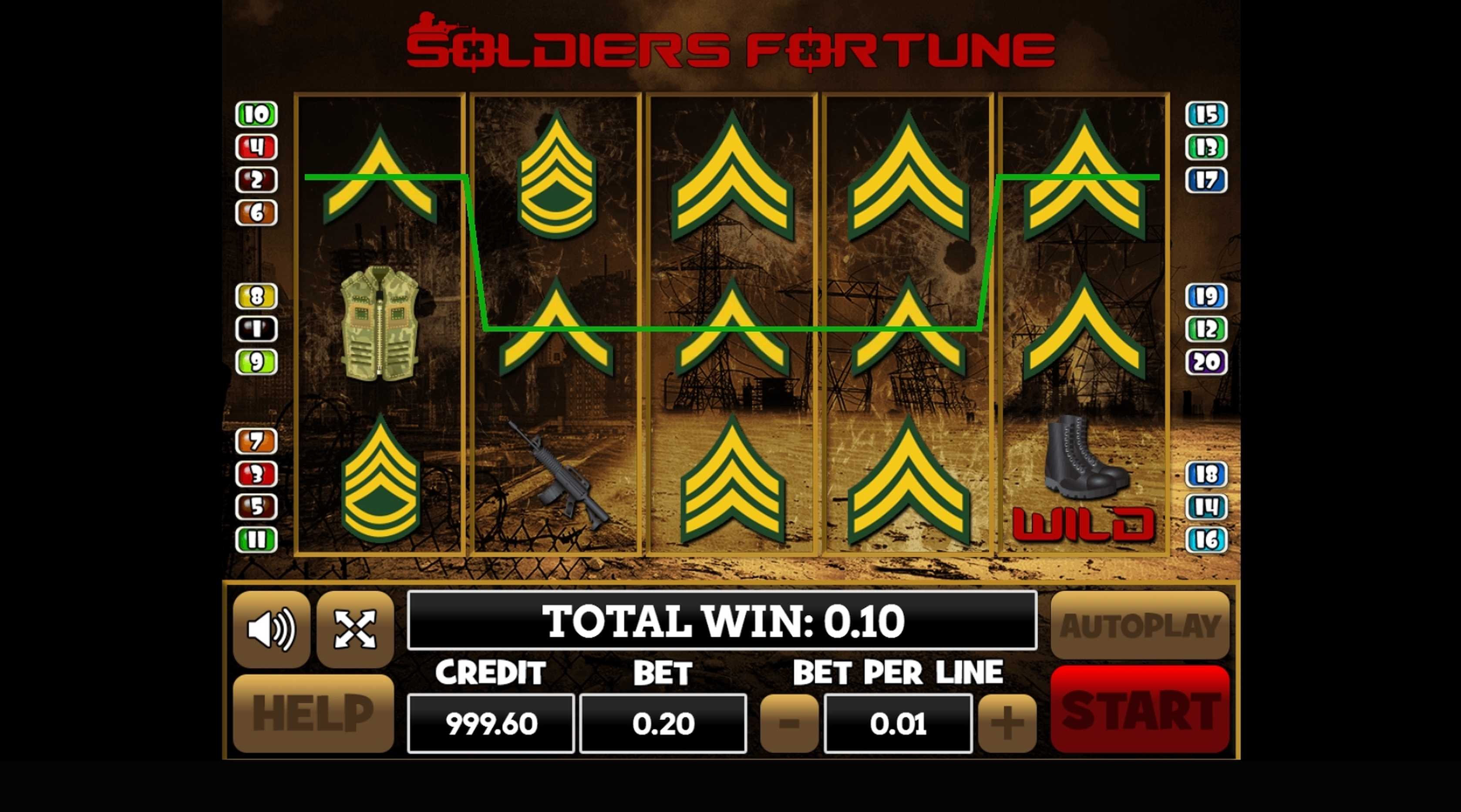 Win Money in Soldiers Fortune Free Slot Game by PlayPearls