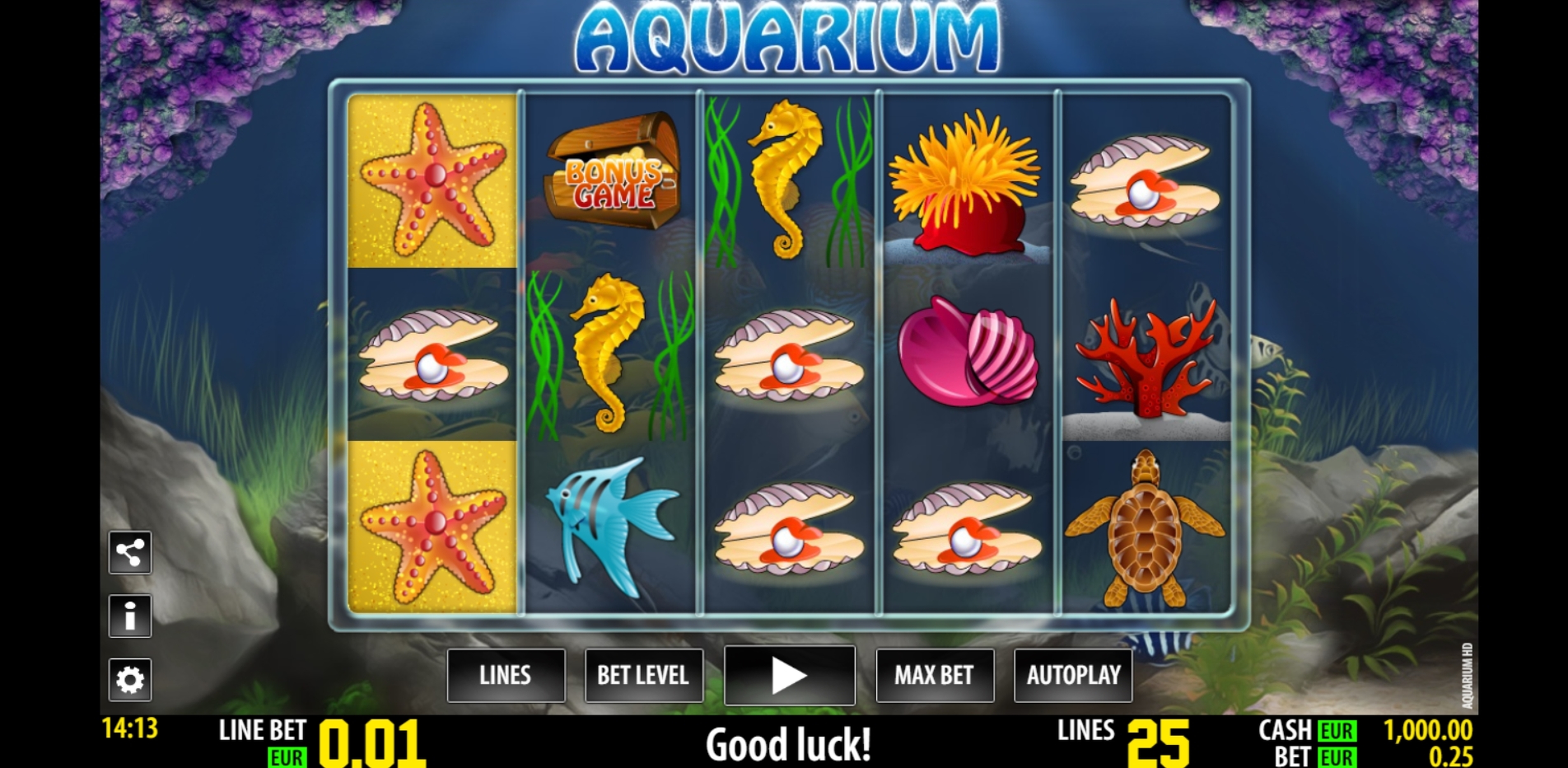 Reels in Aquarium Slot Game by Playson