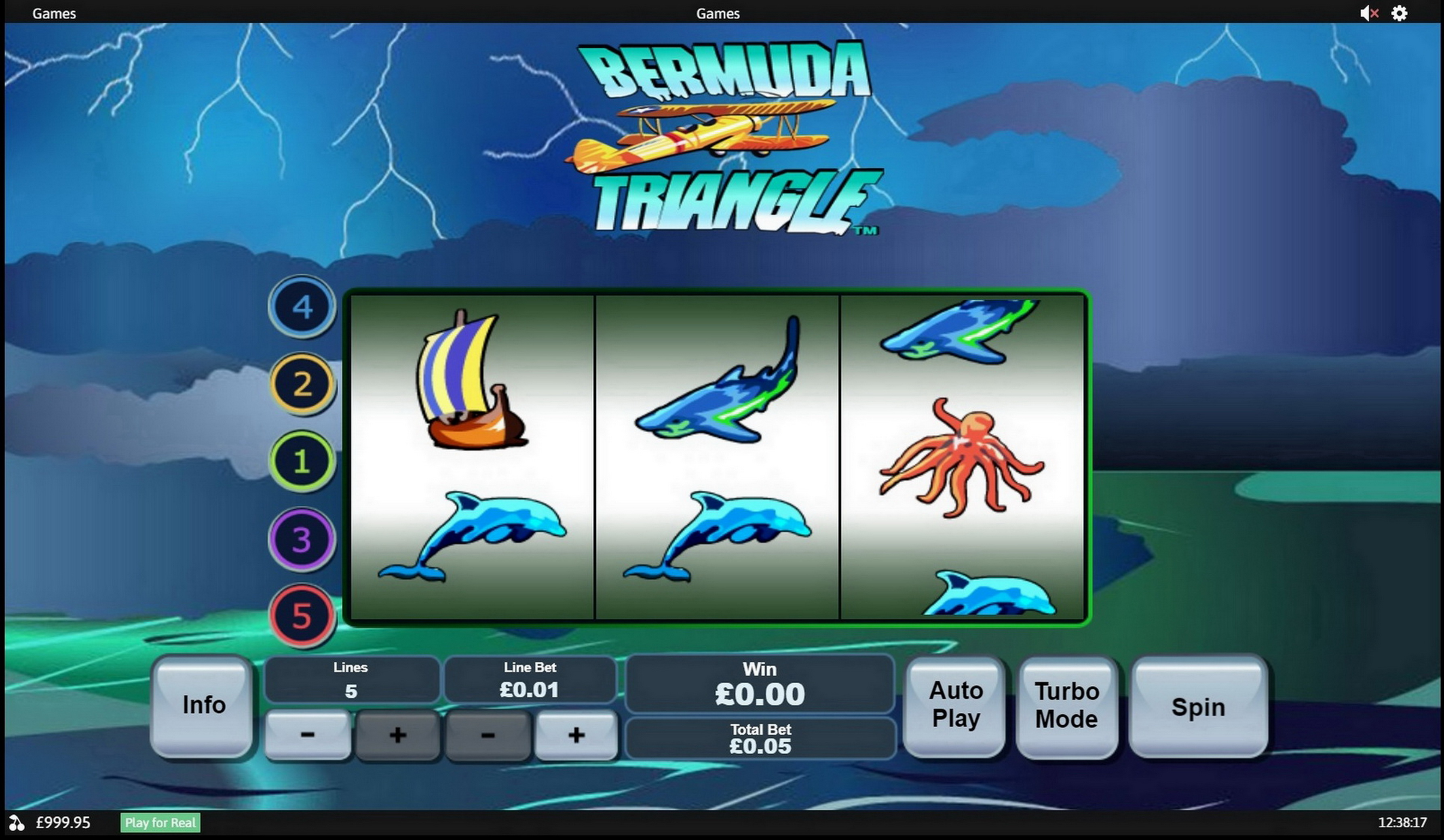 Reels in Bermuda Triangle Slot Game by Playtech