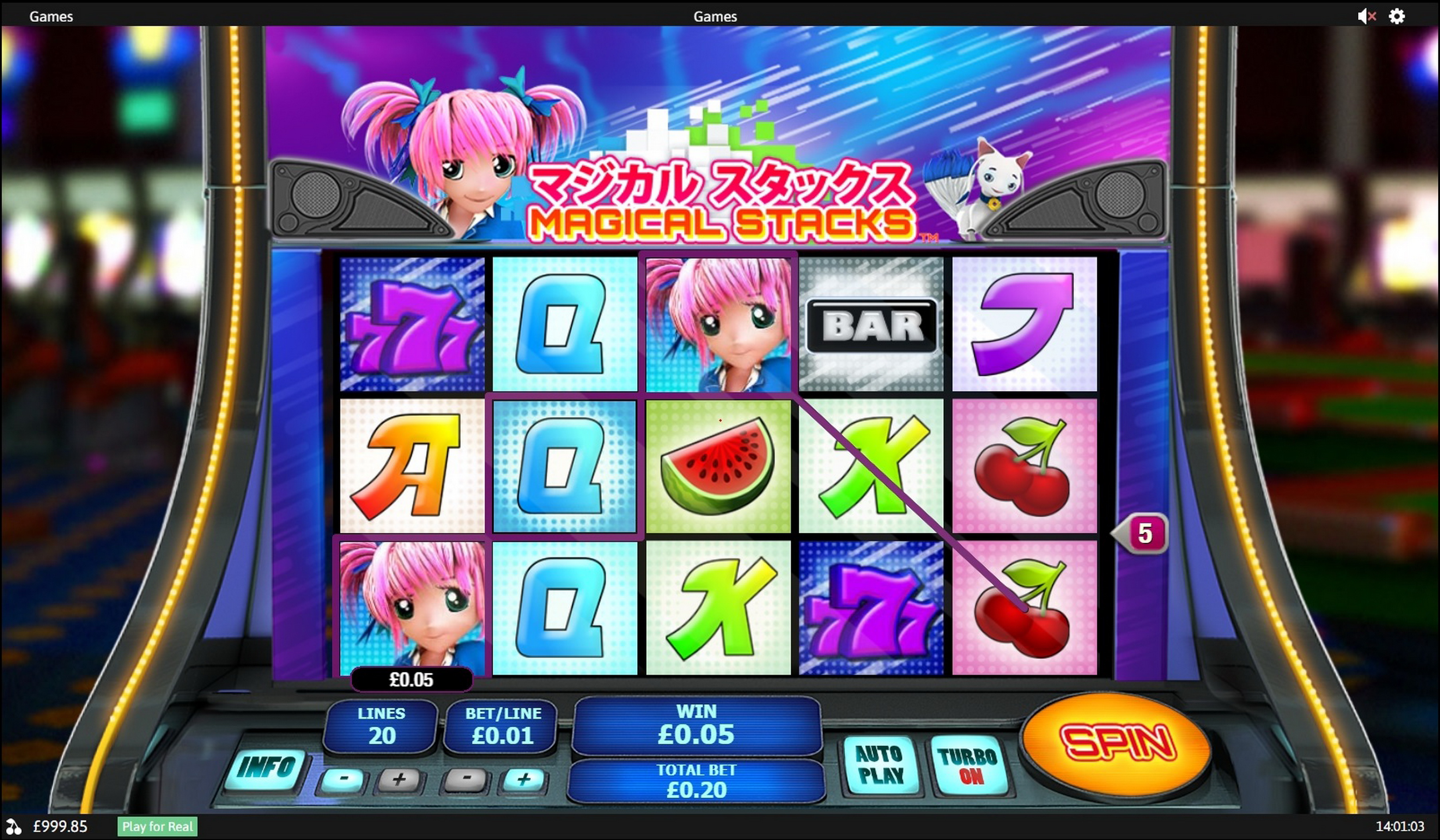 Win Money in Magical Stacks Free Slot Game by Playtech