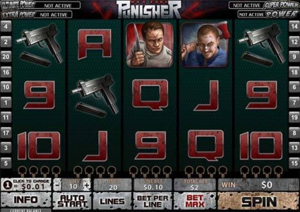 The The Punisher Online Slot Demo Game by Playtech