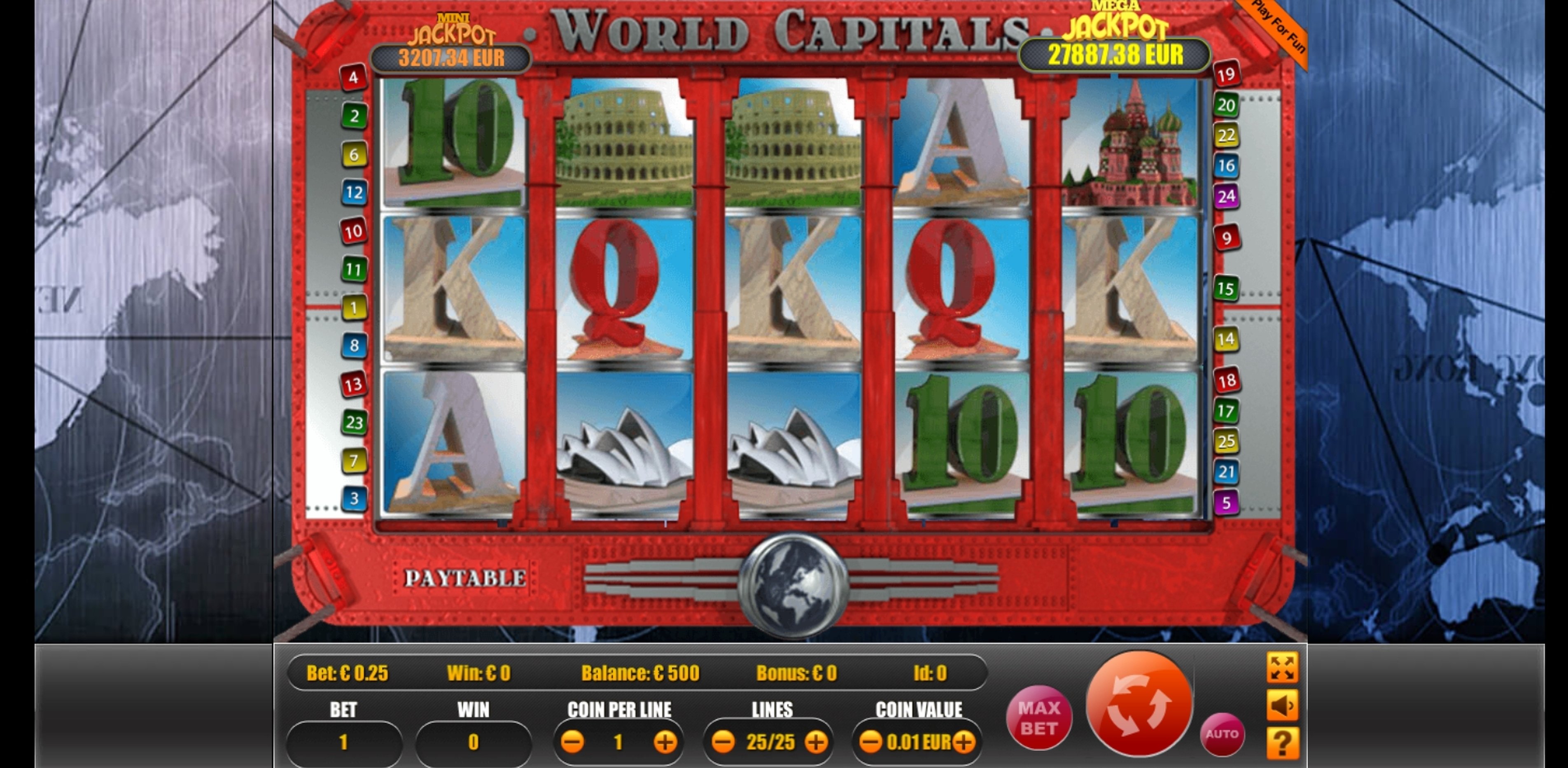 World Capitals demo