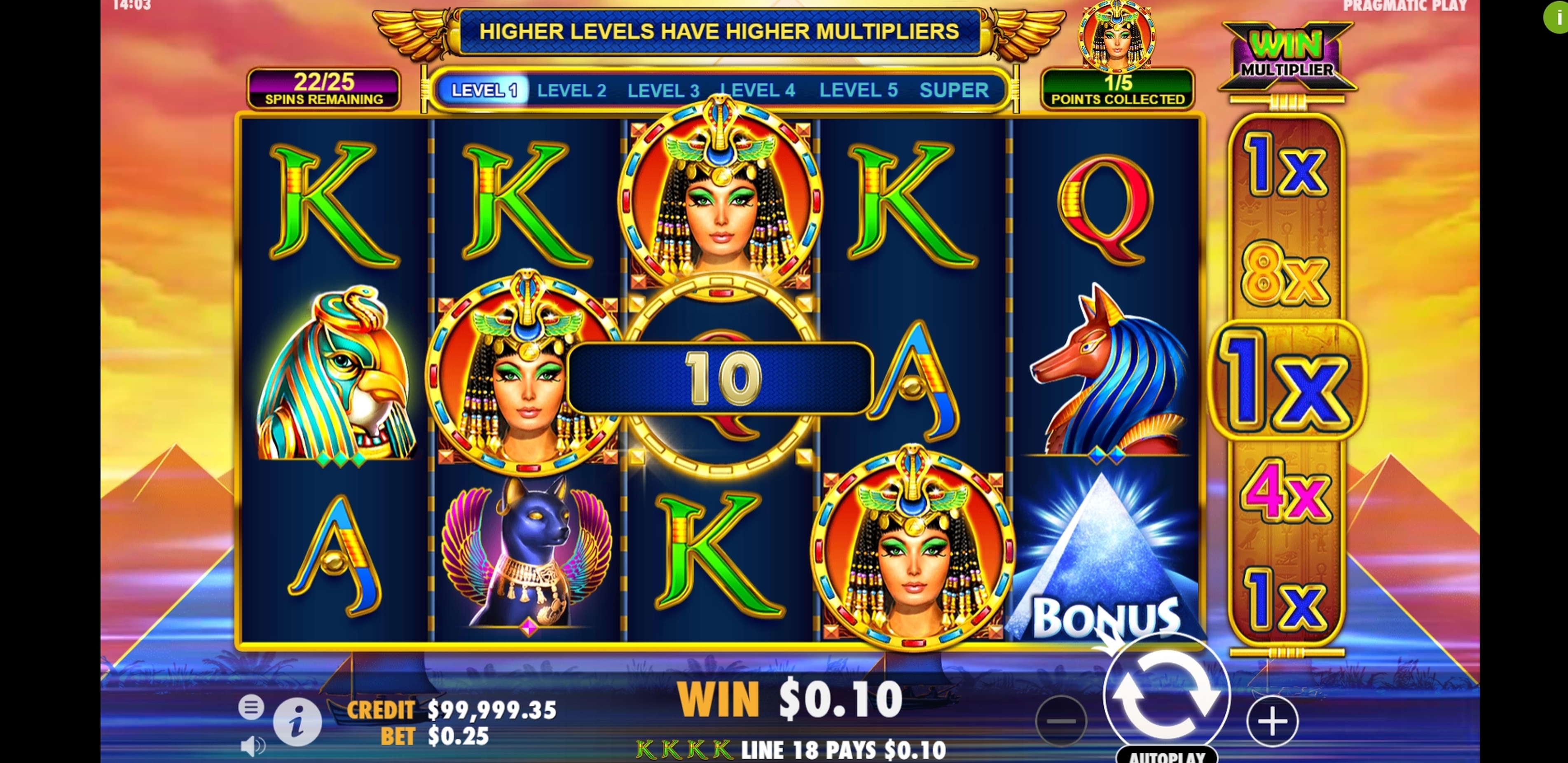 Win Money in Queen of gold Free Slot Game by Pragmatic Play