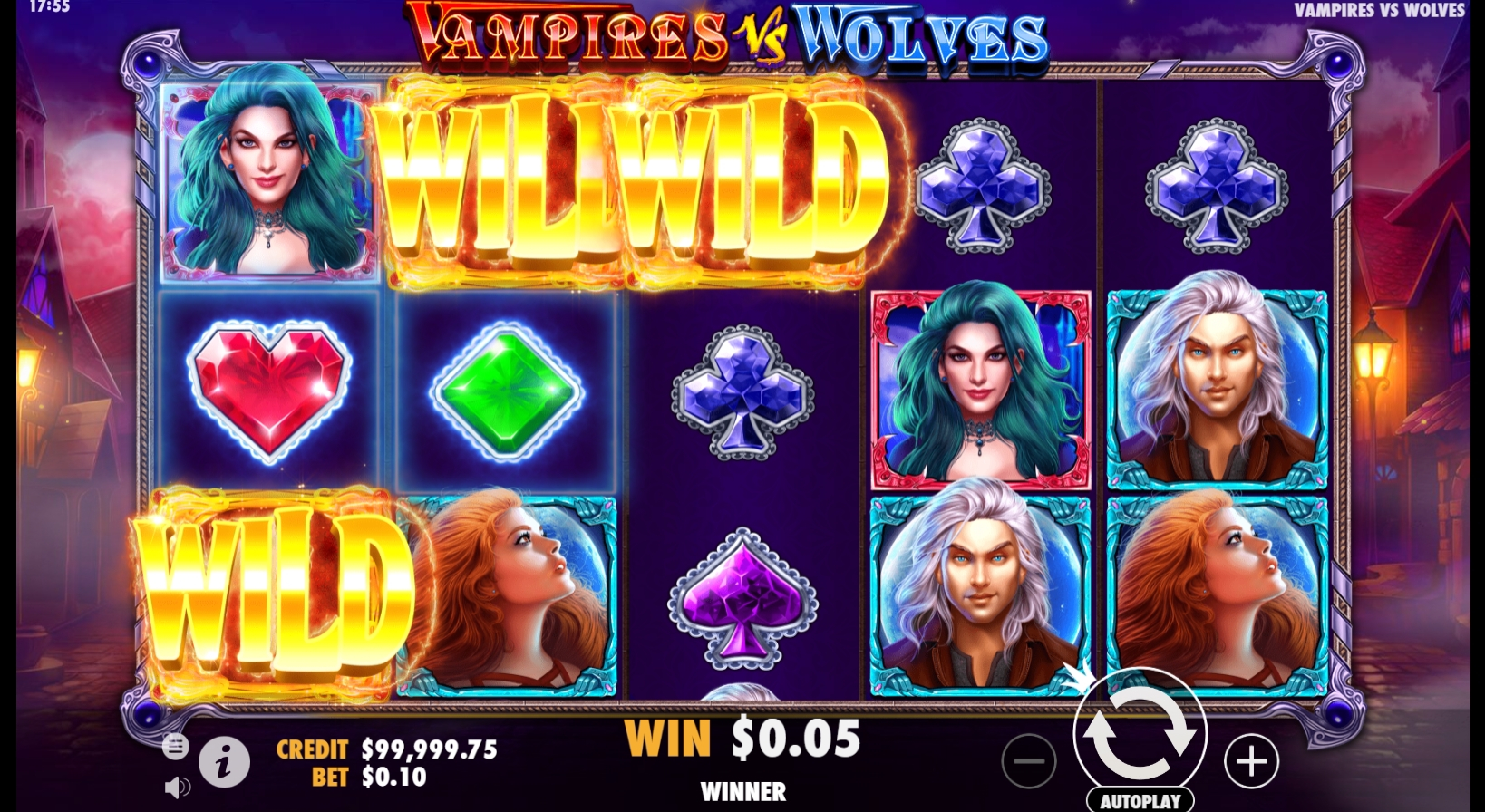 Win Money in Vampires vs Wolves Free Slot Game by Pragmatic Play
