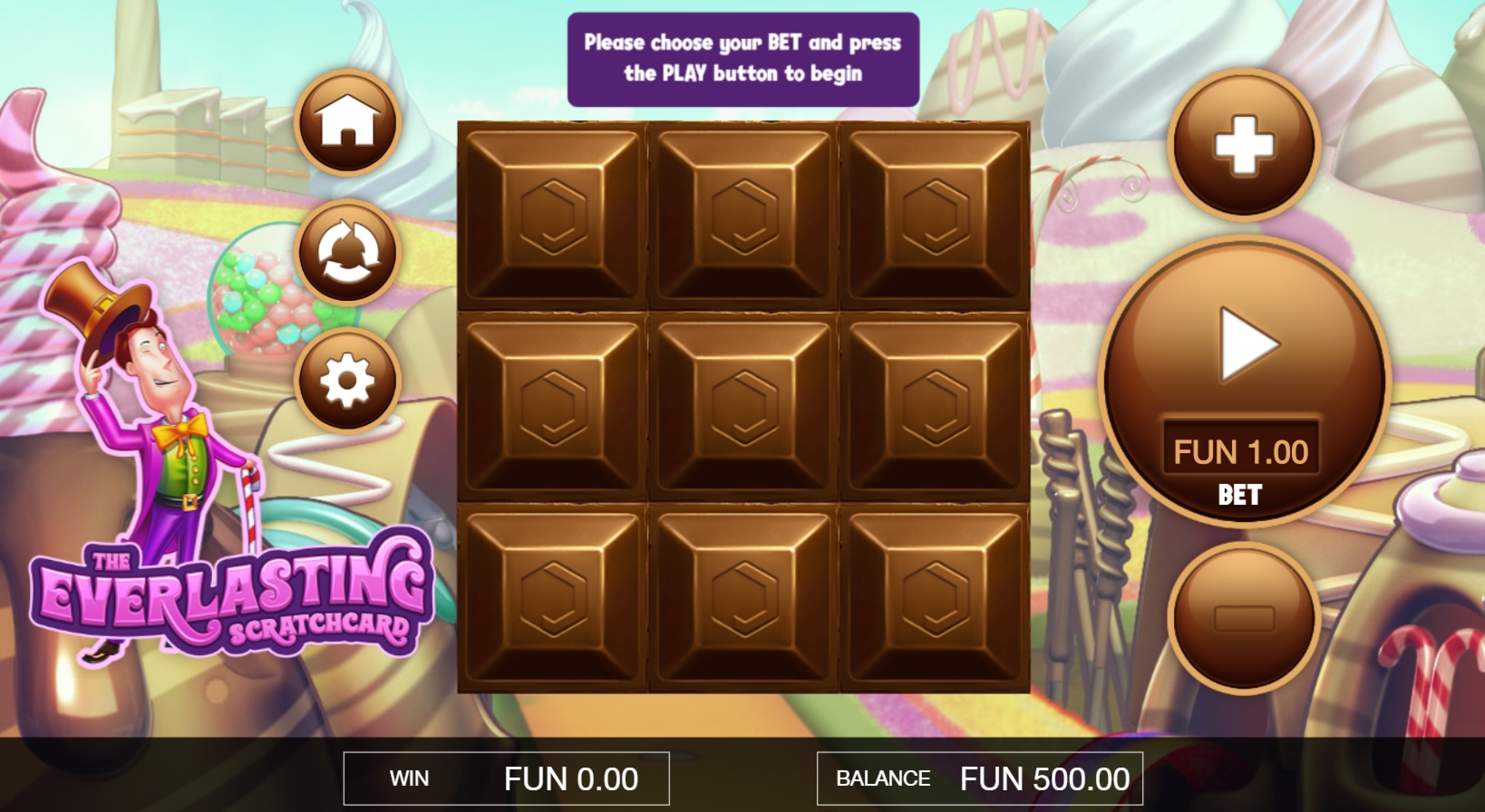 Reels in The Everlasting Scratchcard Slot Game by Probability Jones