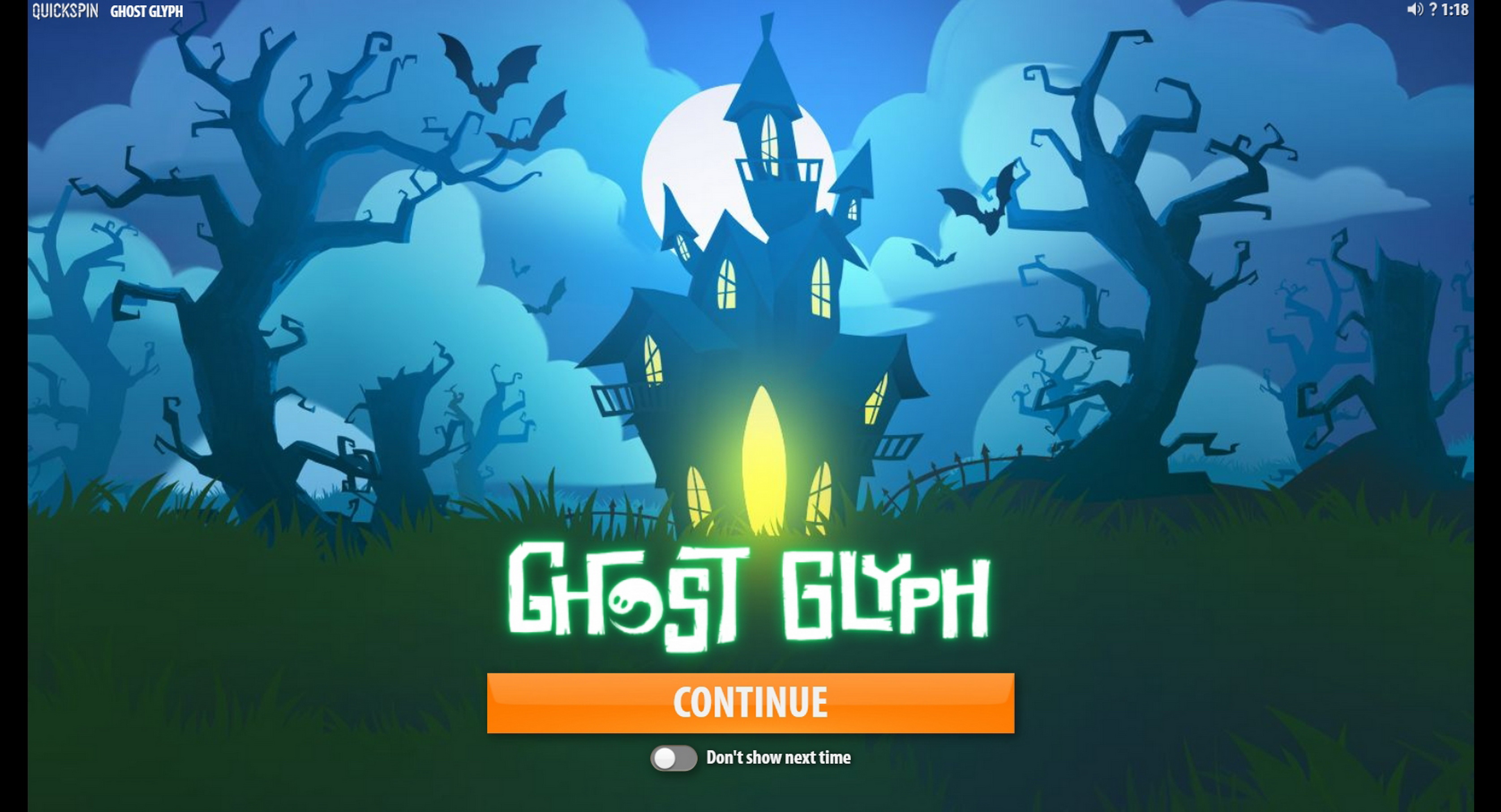 Play Ghost Glyph Free Casino Slot Game by Quickspin