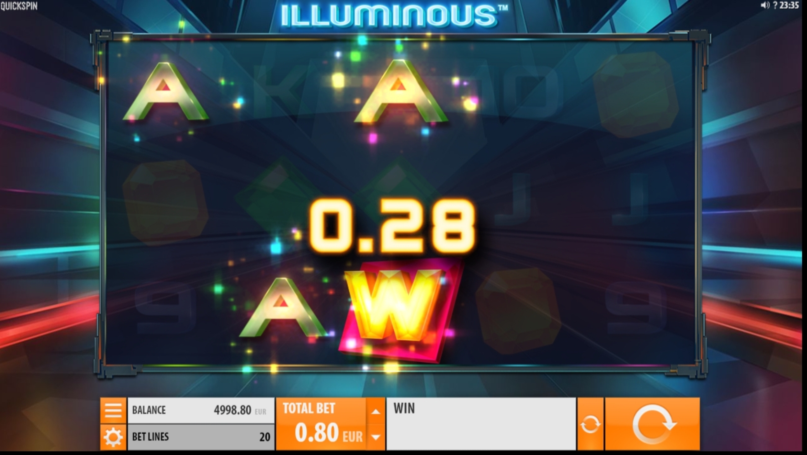 Win Money in Illuminous Free Slot Game by Quickspin