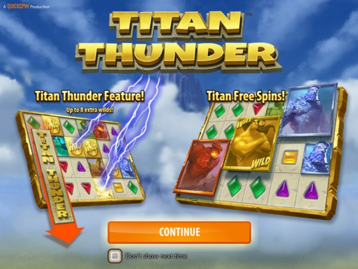 The Titan Thunder Online Slot Demo Game by Quickspin