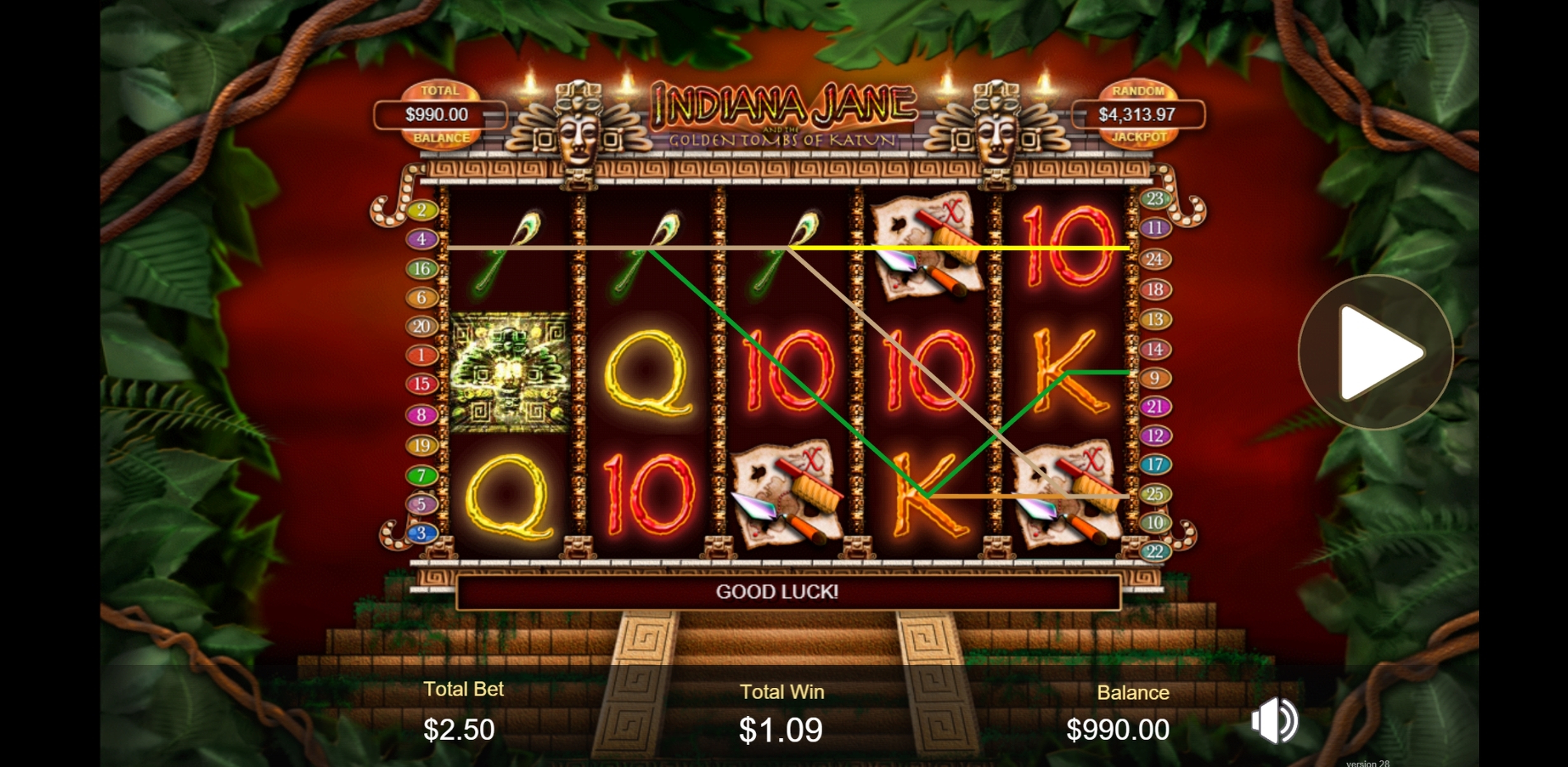 Win Money in Indiana Jane Free Slot Game by Real Time Gaming