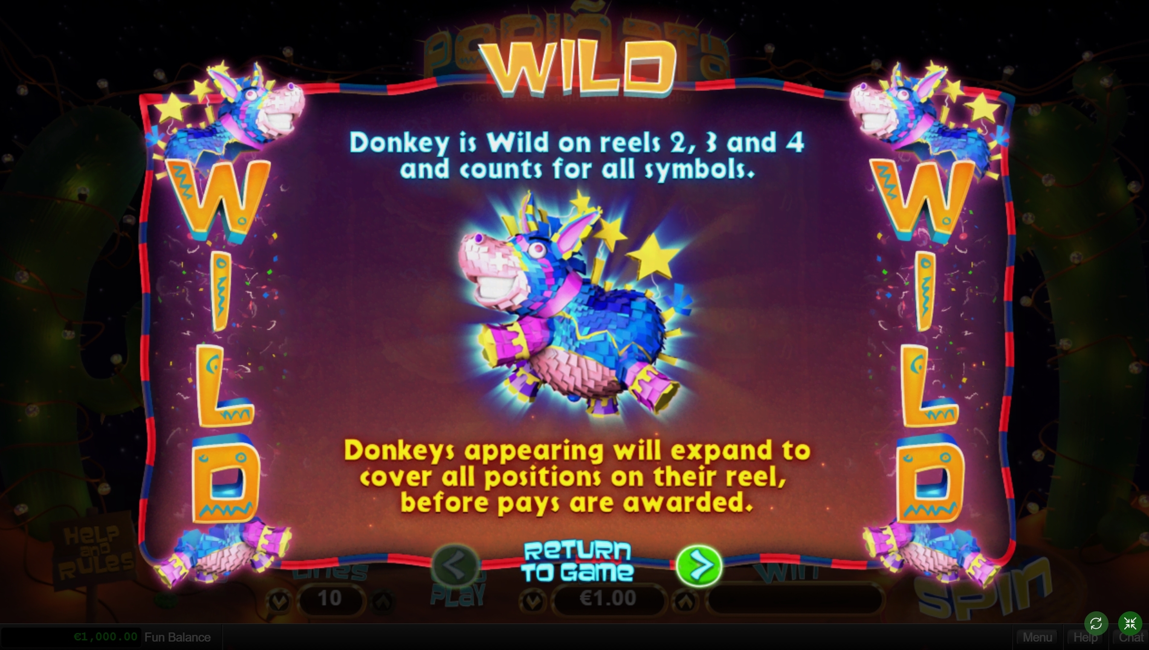 Info of Popinata Slot Game by Real Time Gaming