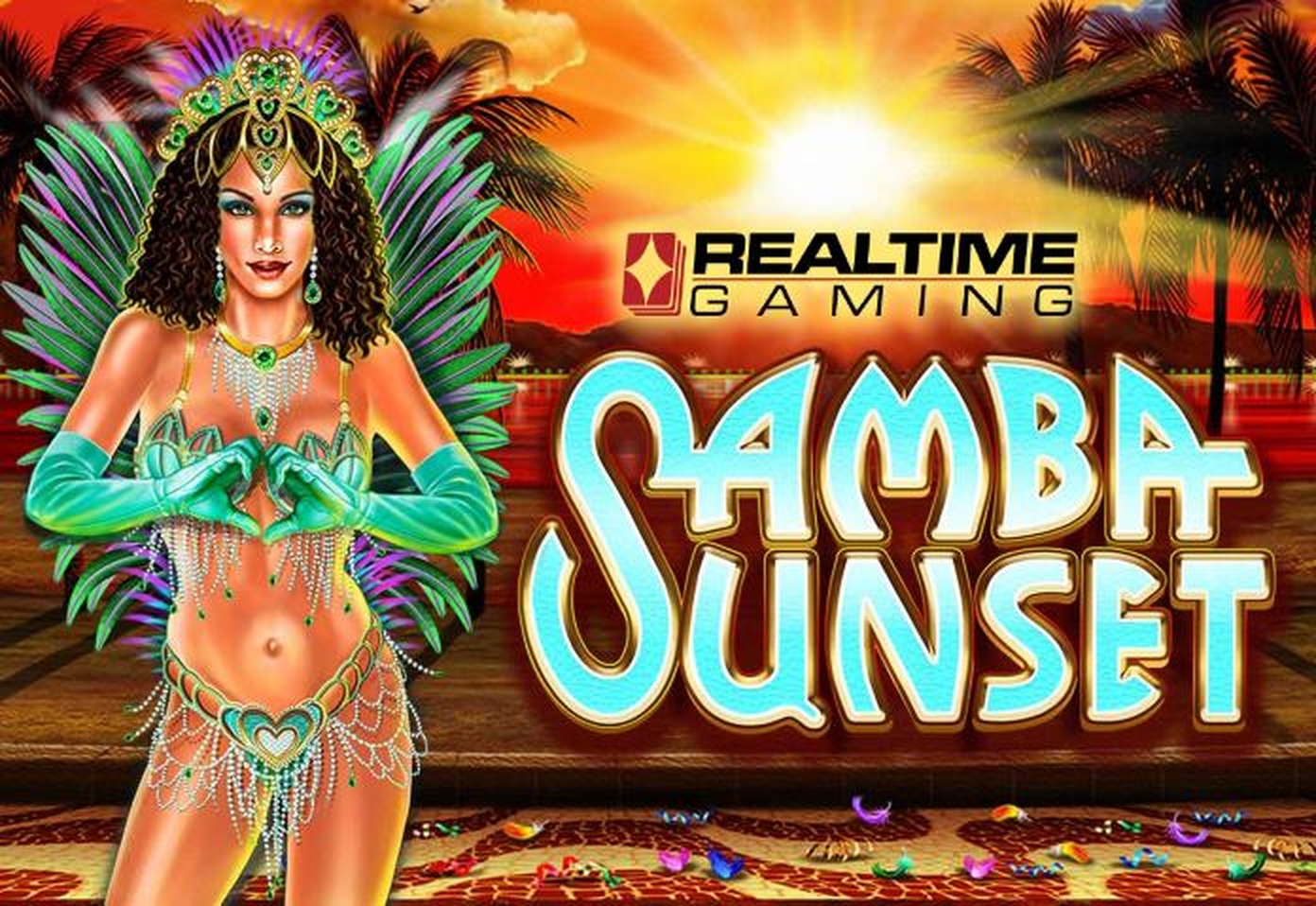 The Samba Sunset Online Slot Demo Game by Real Time Gaming