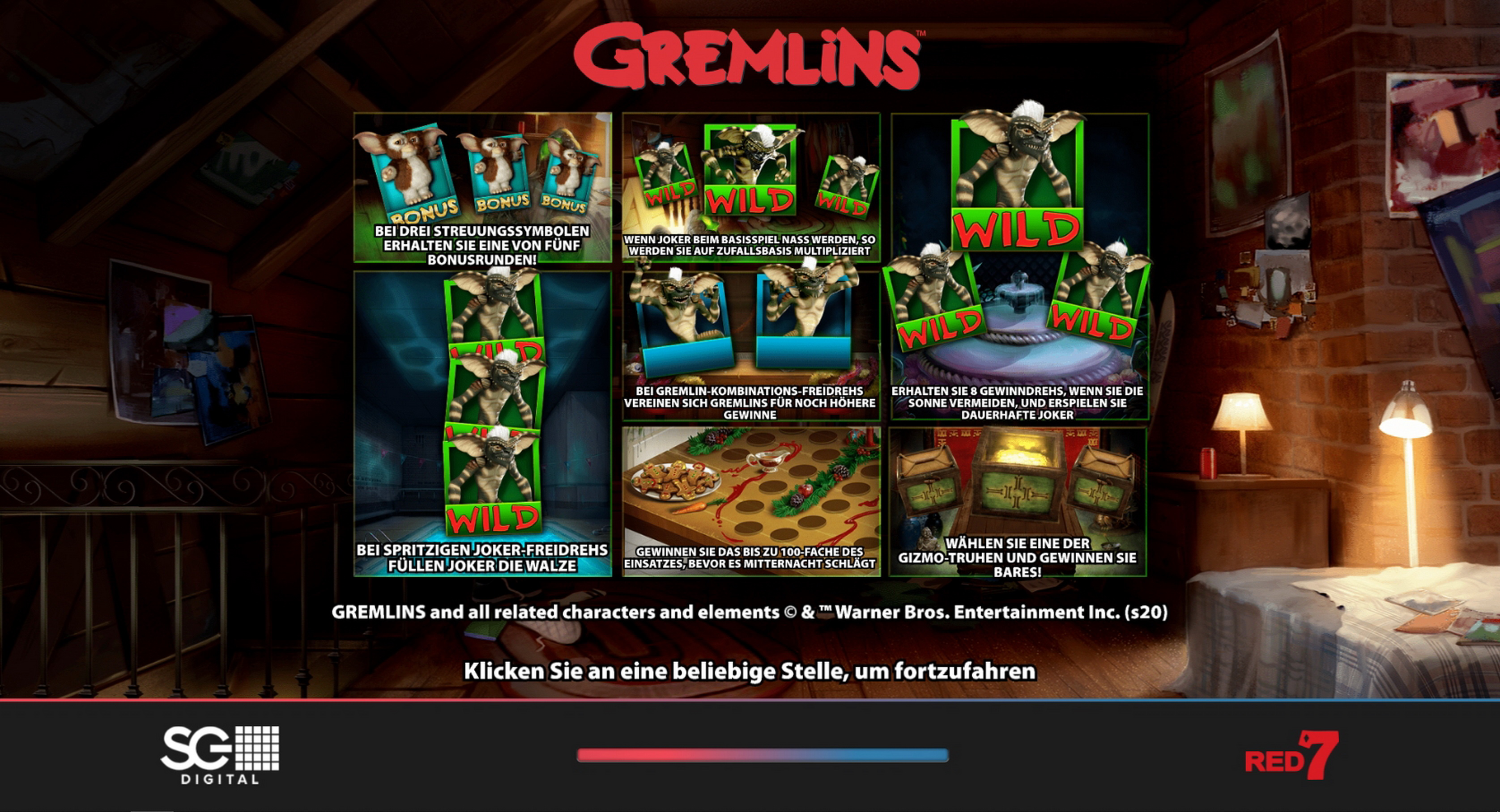 Play Gremlins Free Casino Slot Game by Red7 Mobile