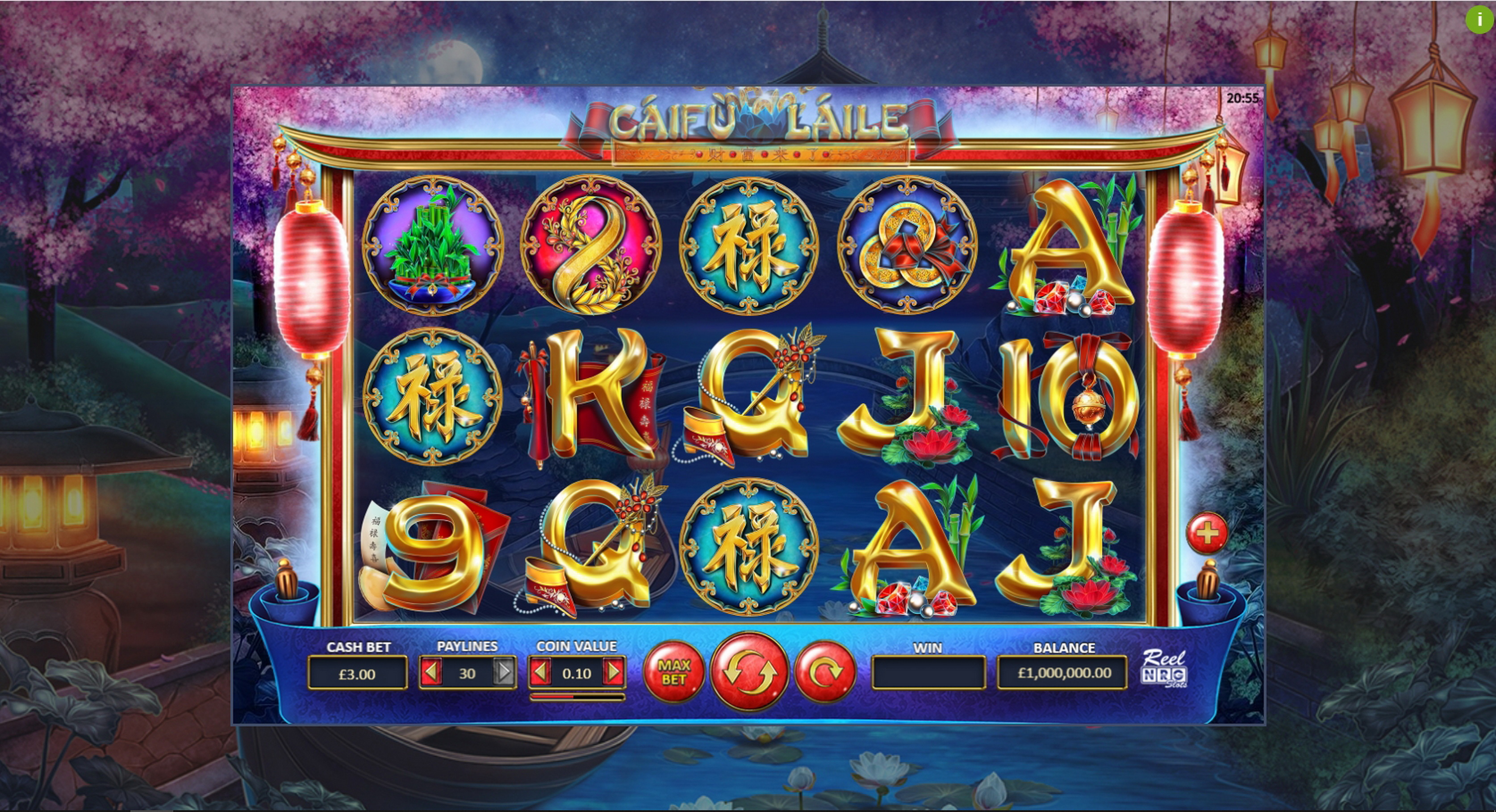 Reels in Caifu Laile Slot Game by ReelNRG Gaming