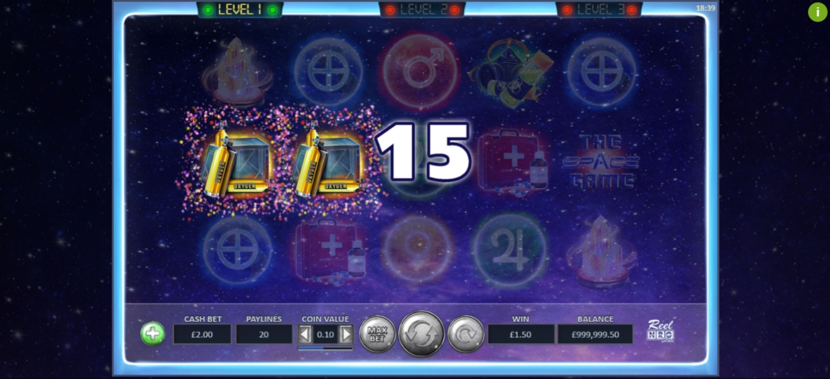 Win Money in The Space Game Free Slot Game by ReelNRG Gaming
