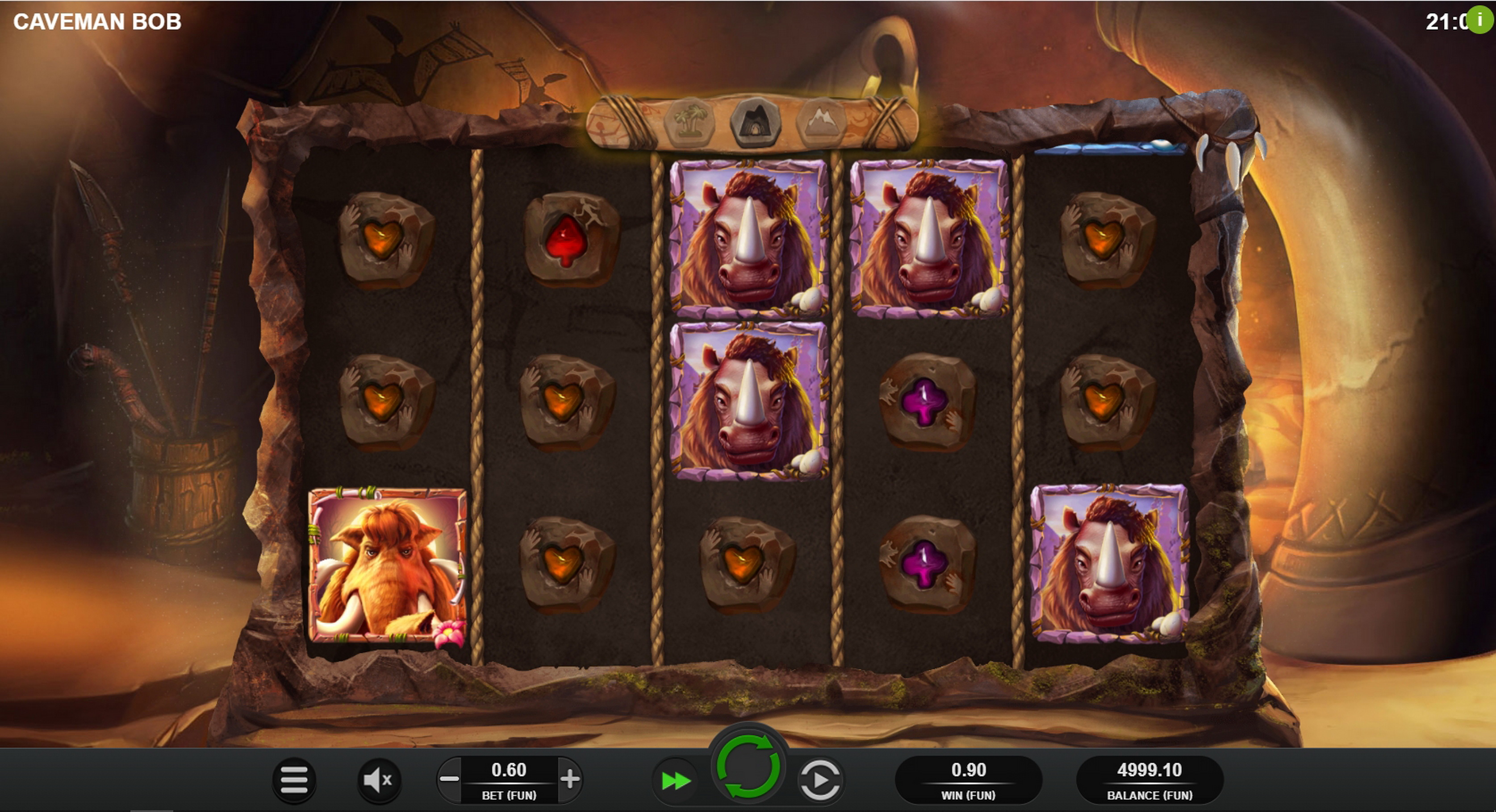 Win Money in Caveman Bob Free Slot Game by Relax Gaming