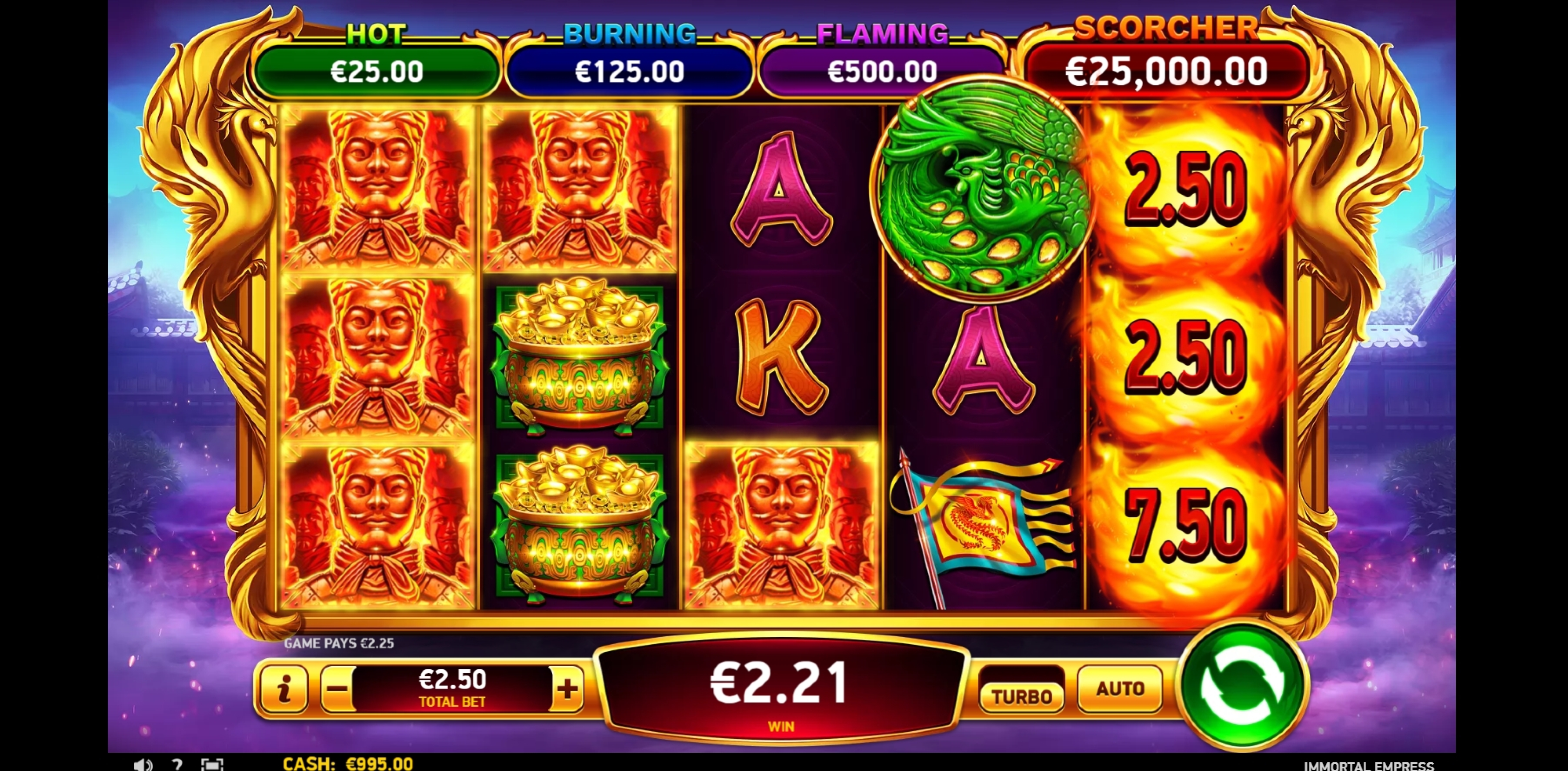 Win Money in Immortal Empress Free Slot Game by Ruby Play