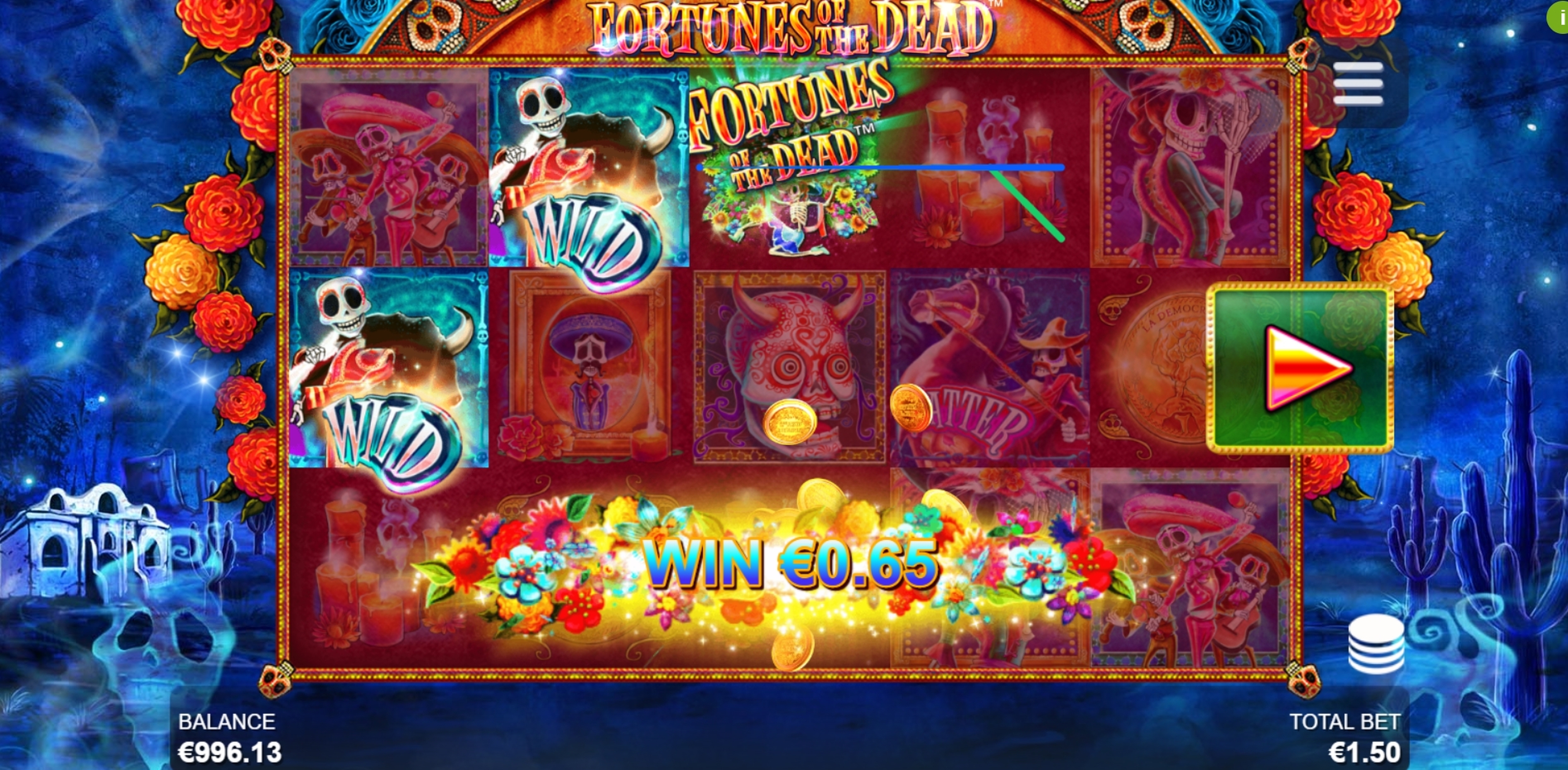 Win Money in Fortunes of the Dead Free Slot Game by Side City Studios