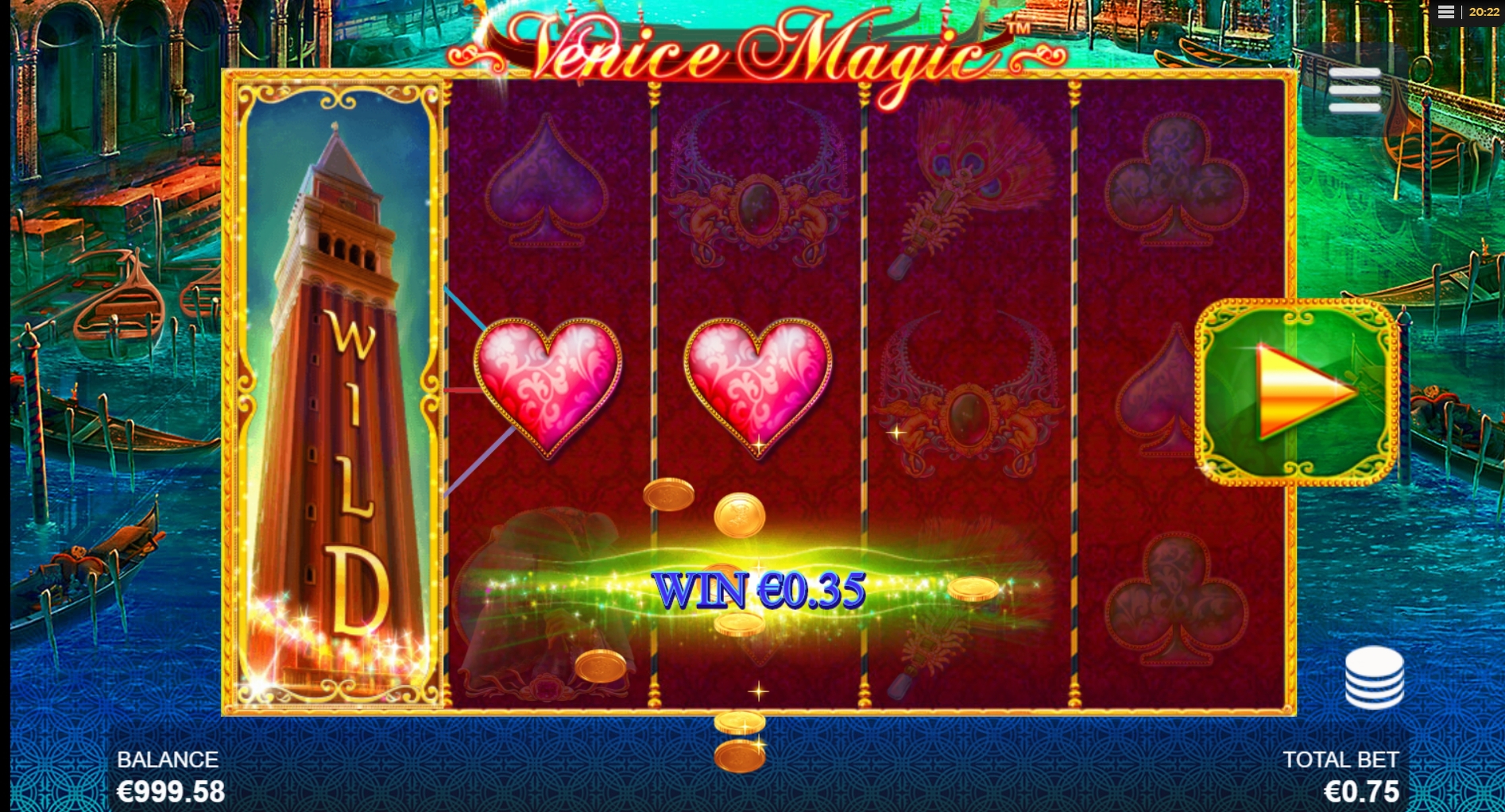 Win Money in Venice Magic Free Slot Game by Side City Studios