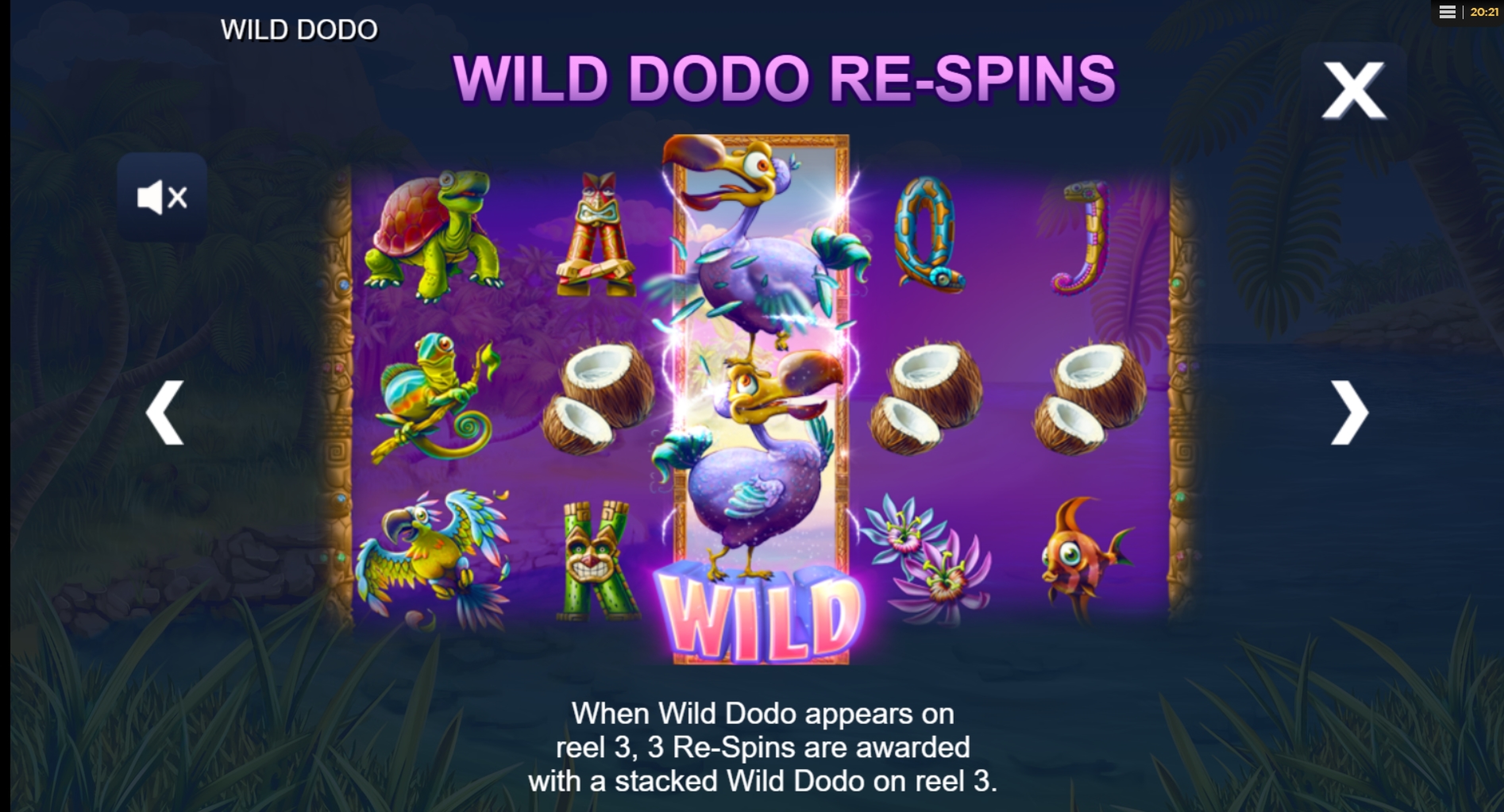 Info of Wild Dodo Slot Game by Side City Studios
