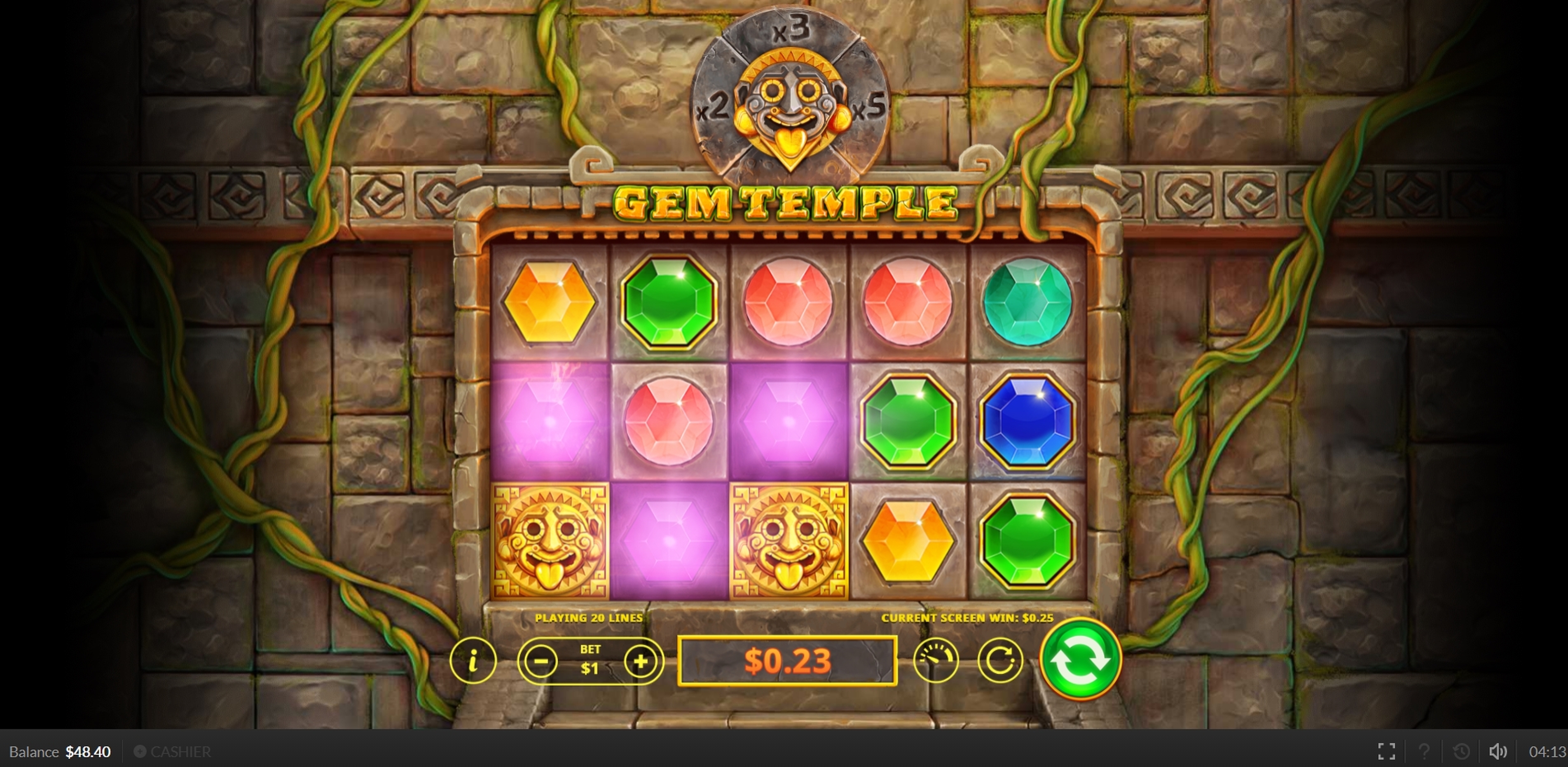 Win Money in Gem Temple Free Slot Game by Skywind