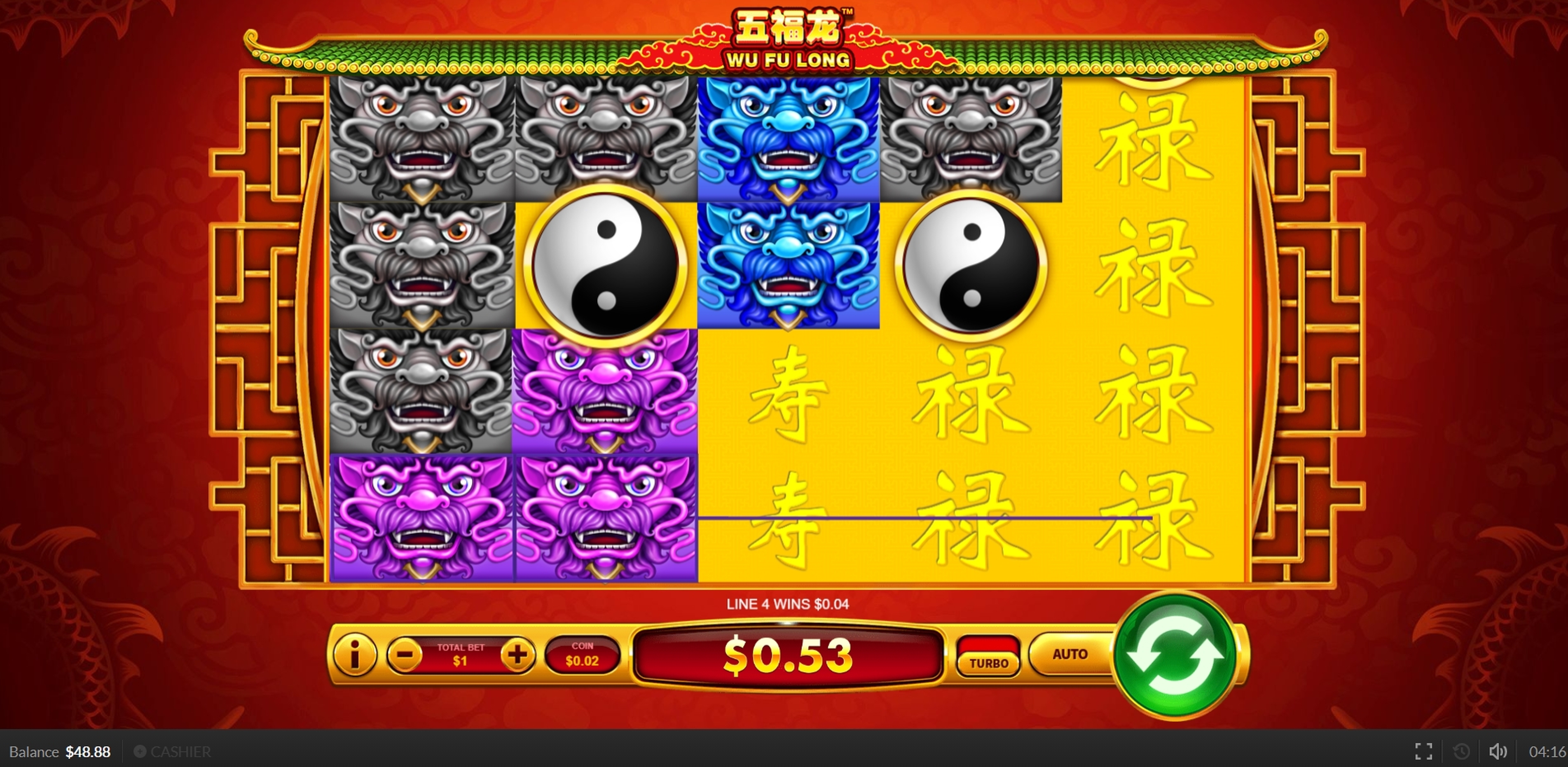 Win Money in Wu Fu Long Free Slot Game by Skywind