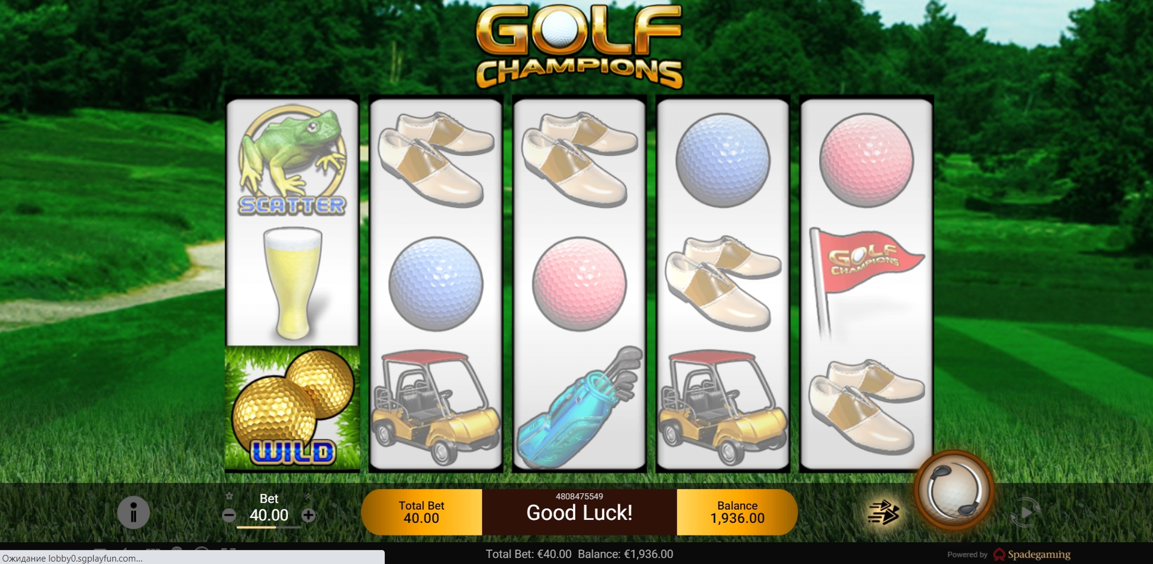 Win Money in Golf Champions Free Slot Game by Spade Gaming