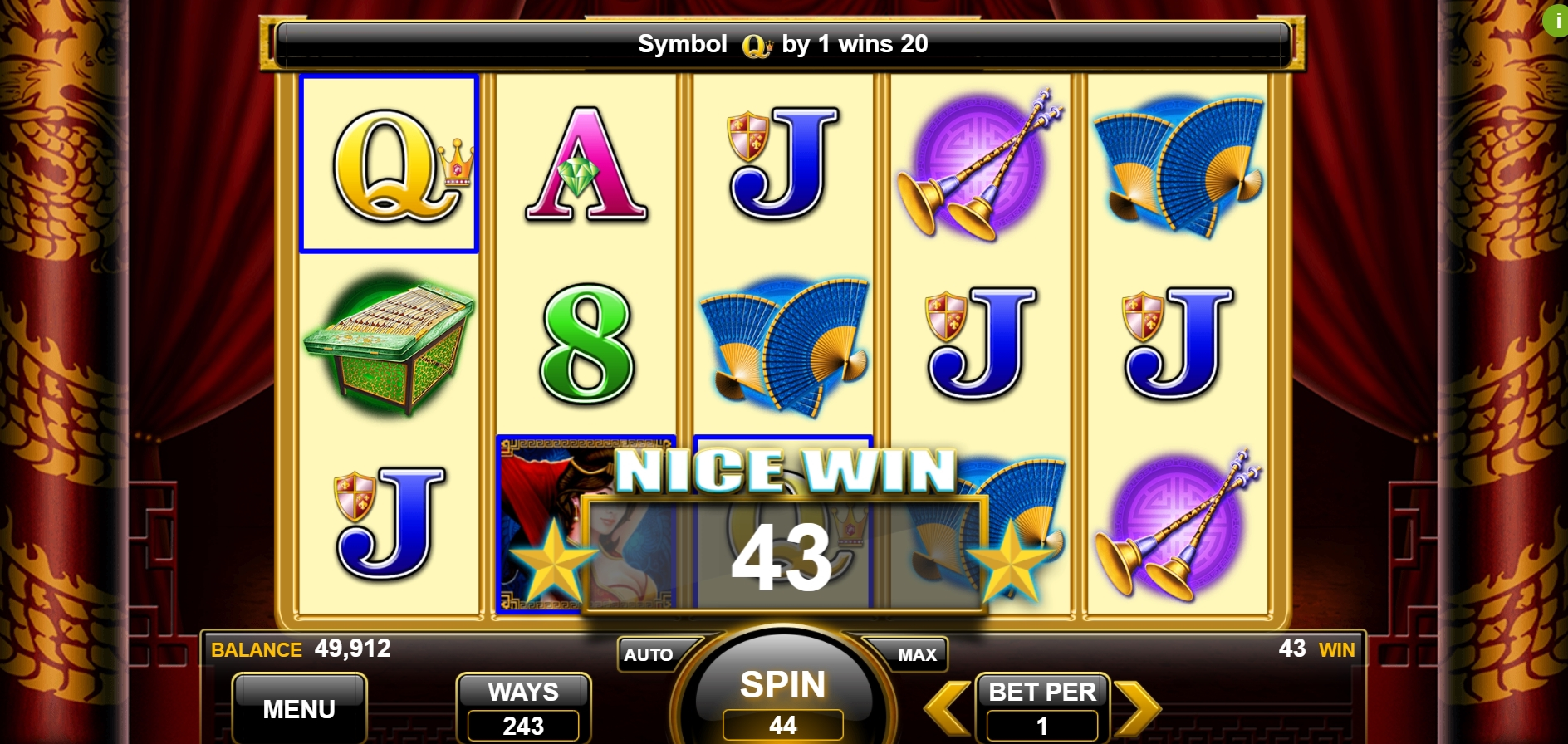 Win Money in Dancing Beauty Free Slot Game by Spin Games