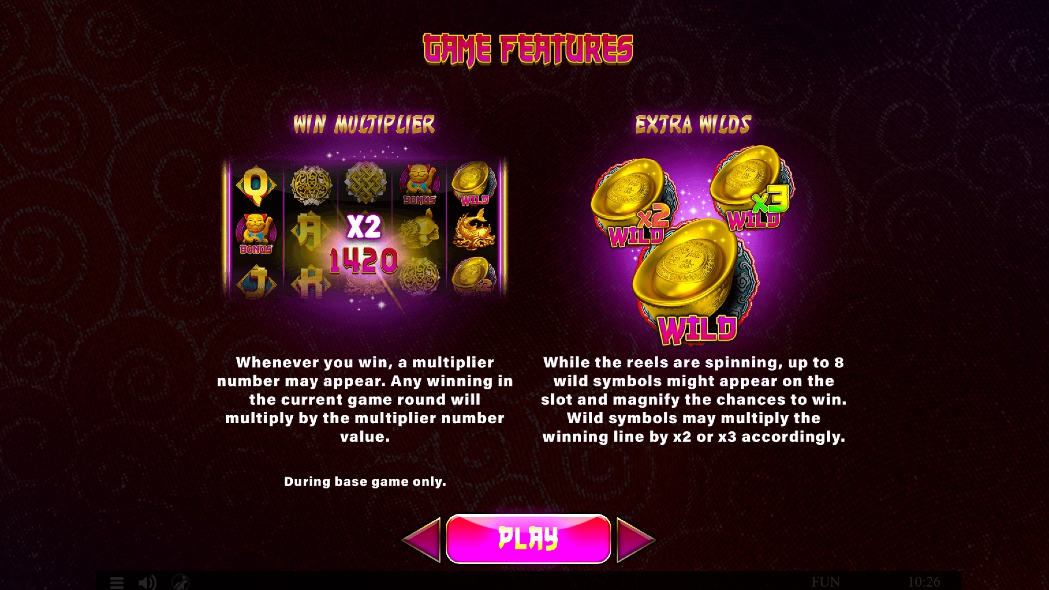 Info of 88 Lucky Fortunes Slot Game by Spinomenal