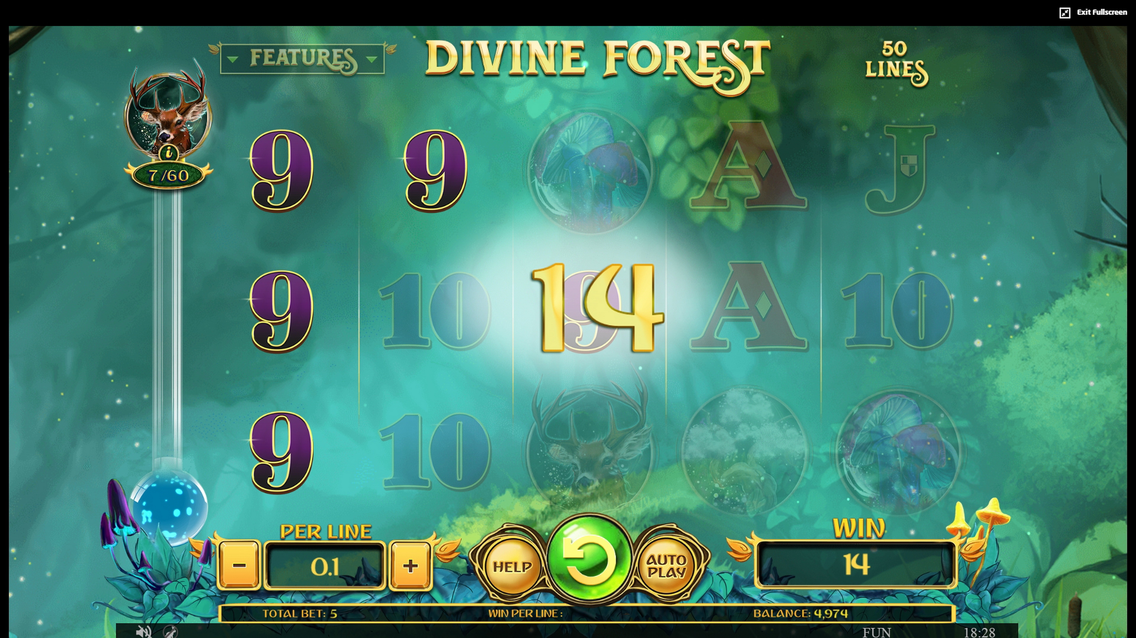 Win Money in Divine Forest Free Slot Game by Spinomenal