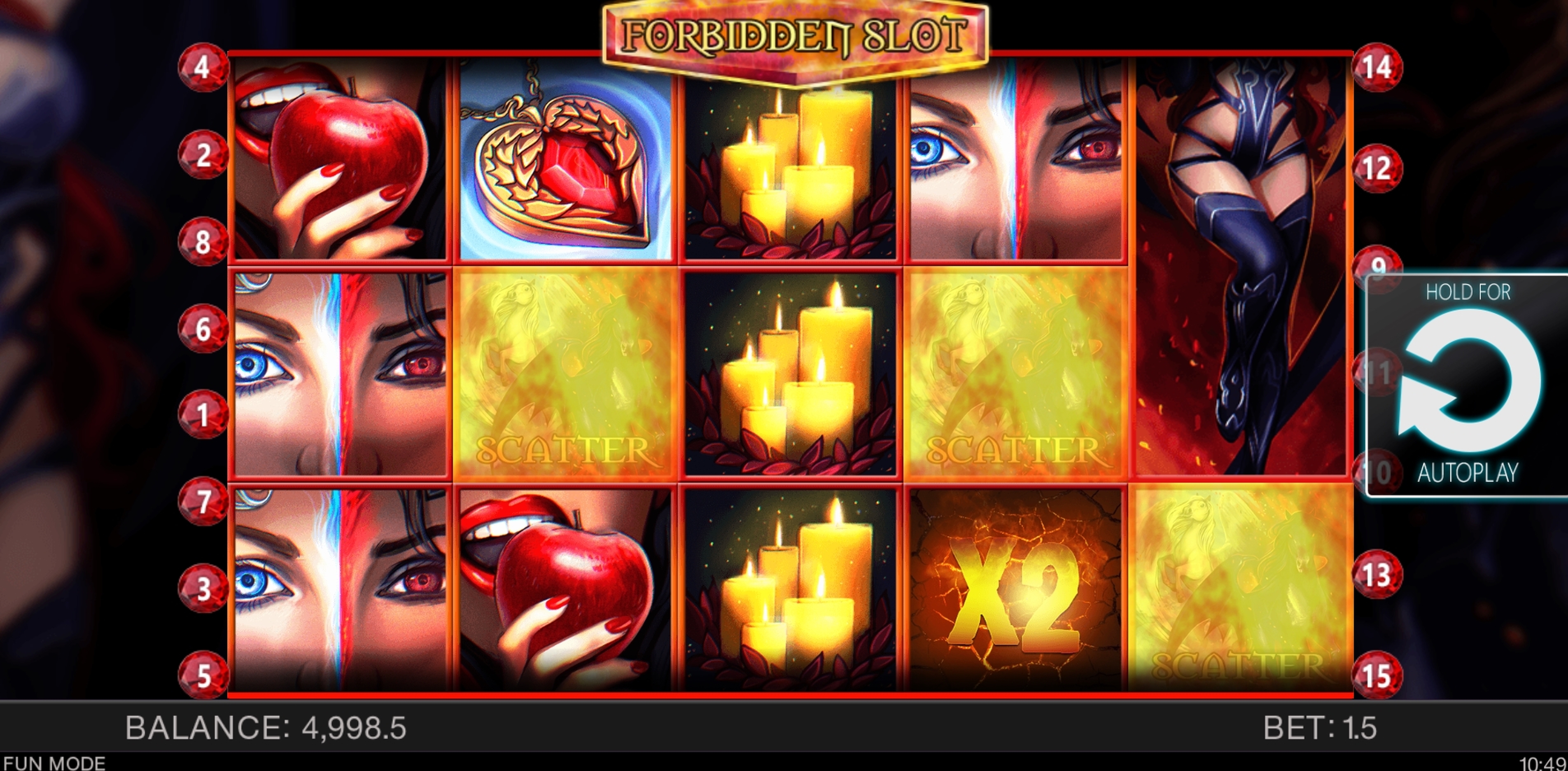 Win Money in Forbidden Slot Free Slot Game by Spinomenal