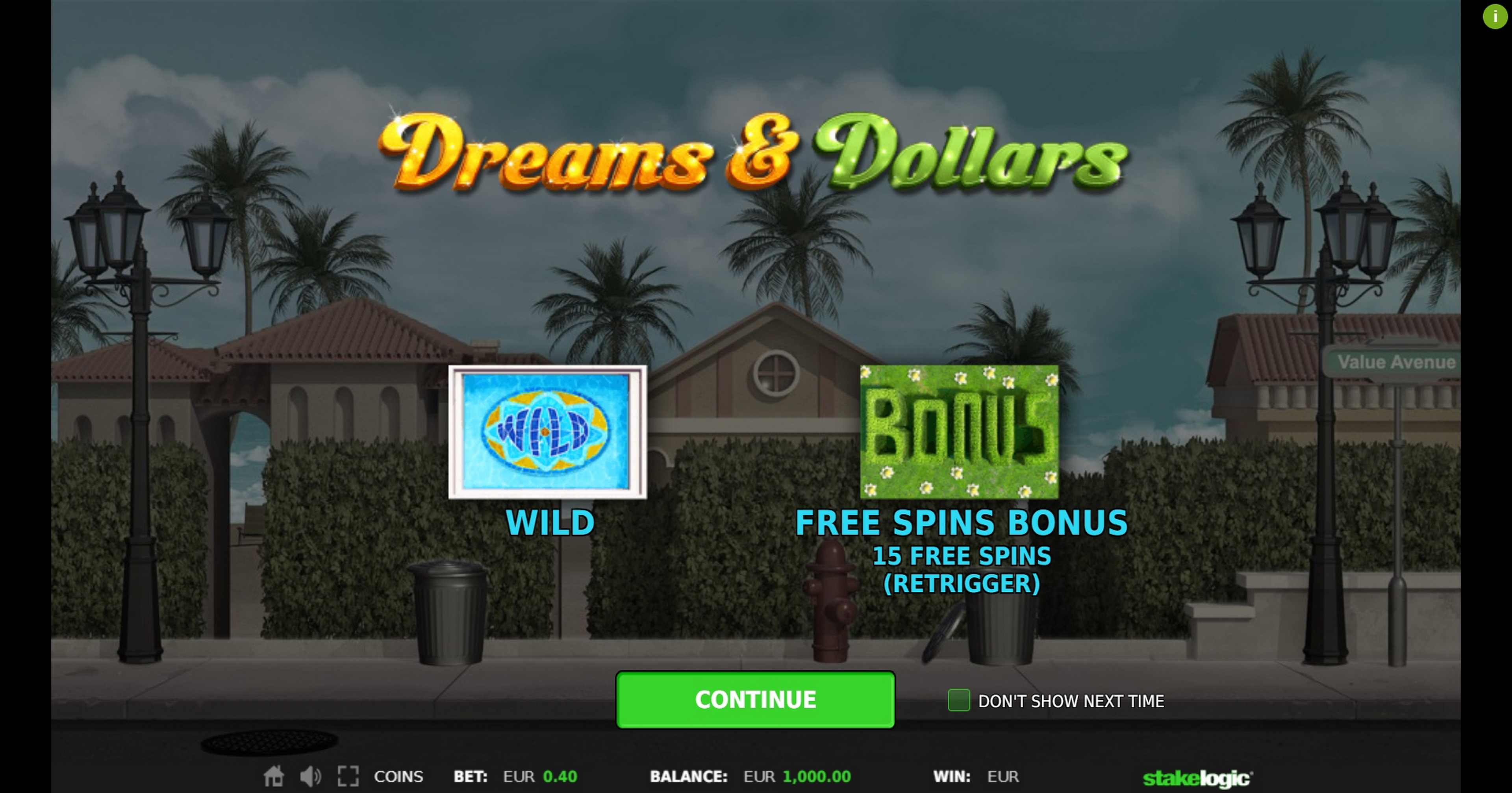 Play Dreams & Dollars Free Casino Slot Game by Stakelogic