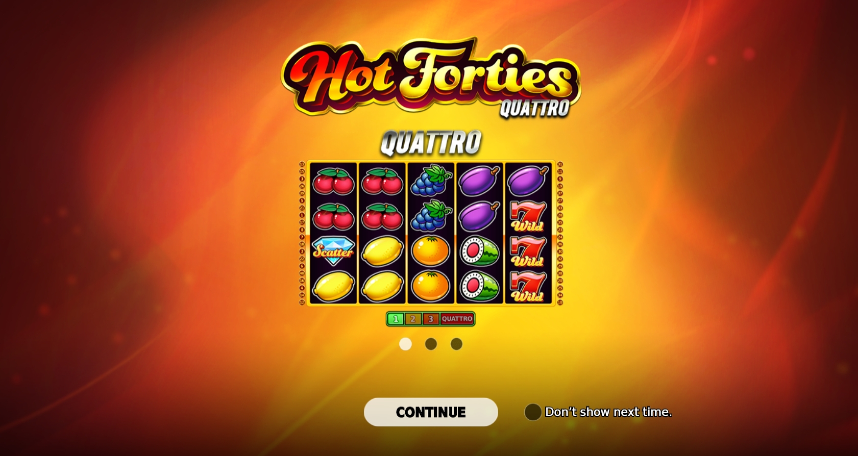 Play Hot Forties Quattro Free Casino Slot Game by Stakelogic