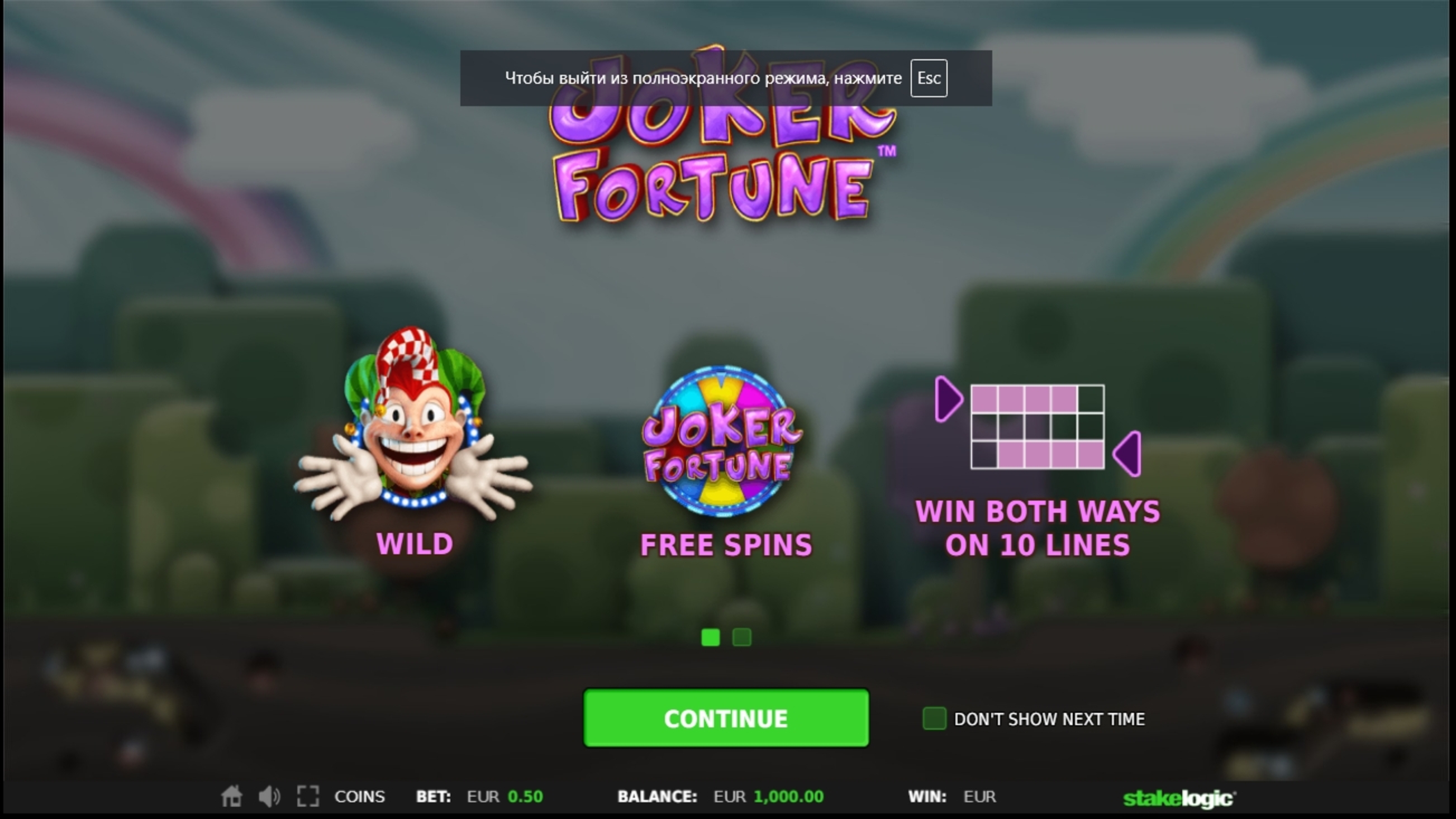 Play Joker Fortune Free Casino Slot Game by Stakelogic