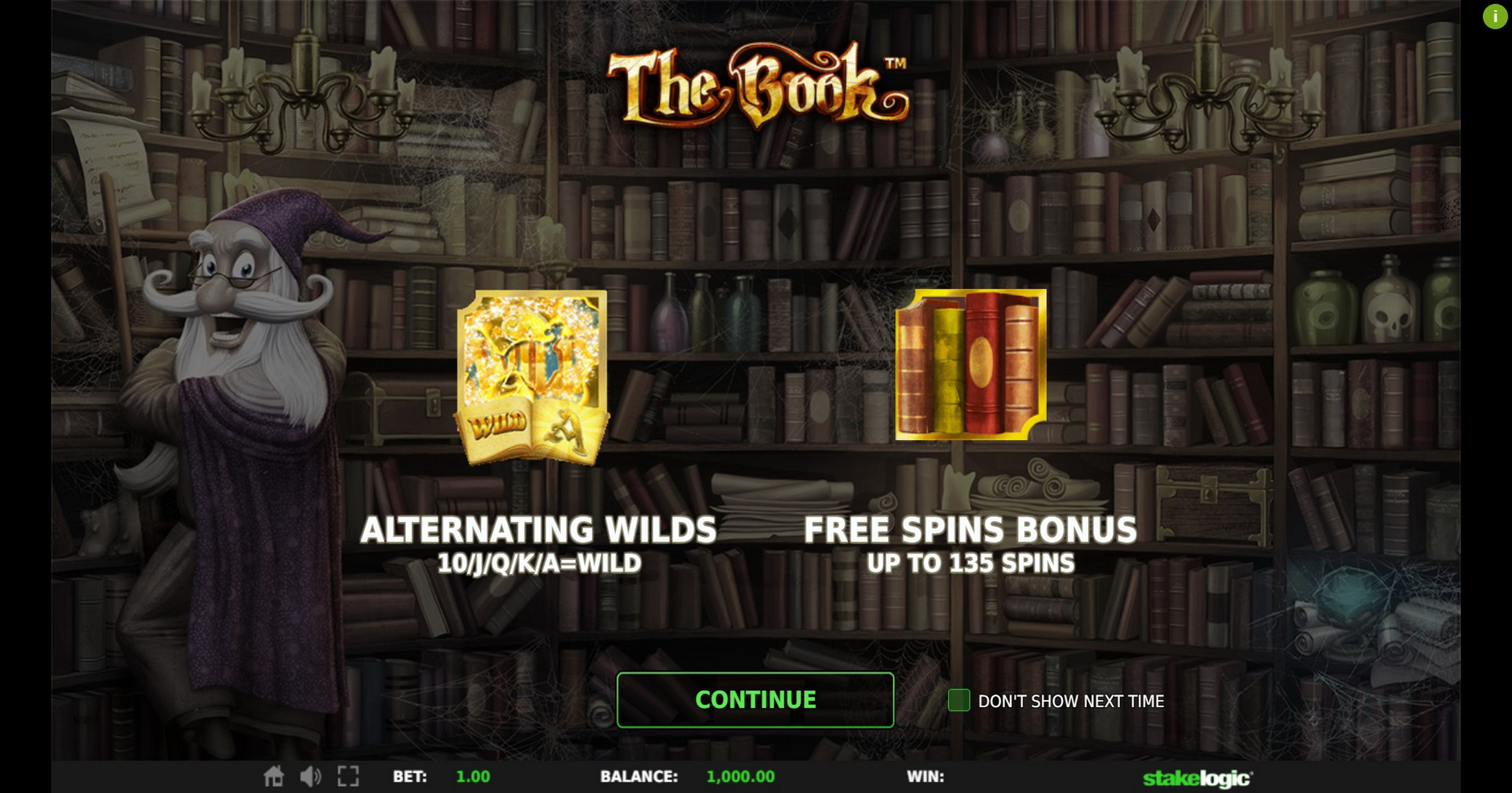 Play The Book Free Casino Slot Game by Stakelogic