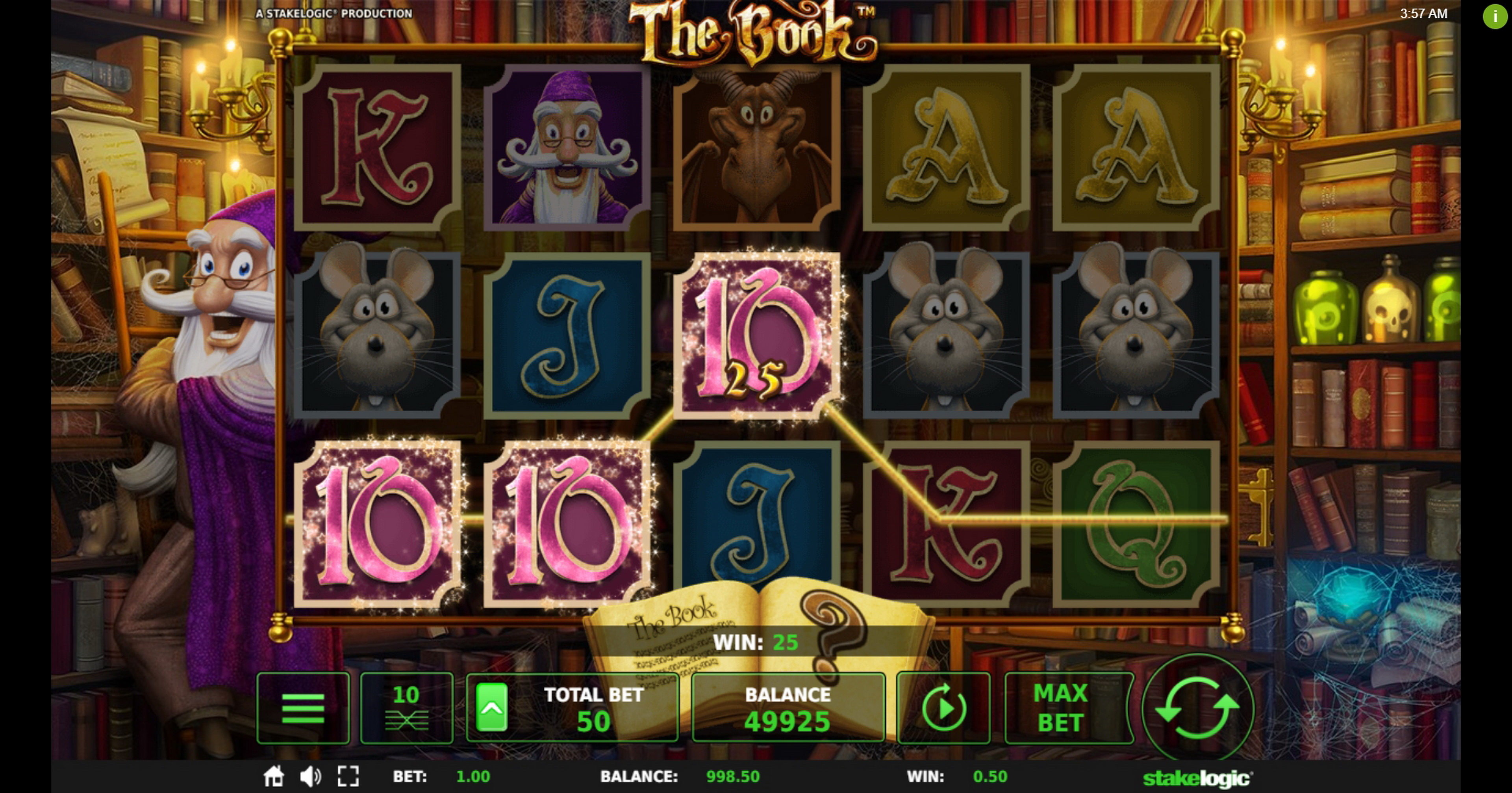 Win Money in The Book Free Slot Game by Stakelogic