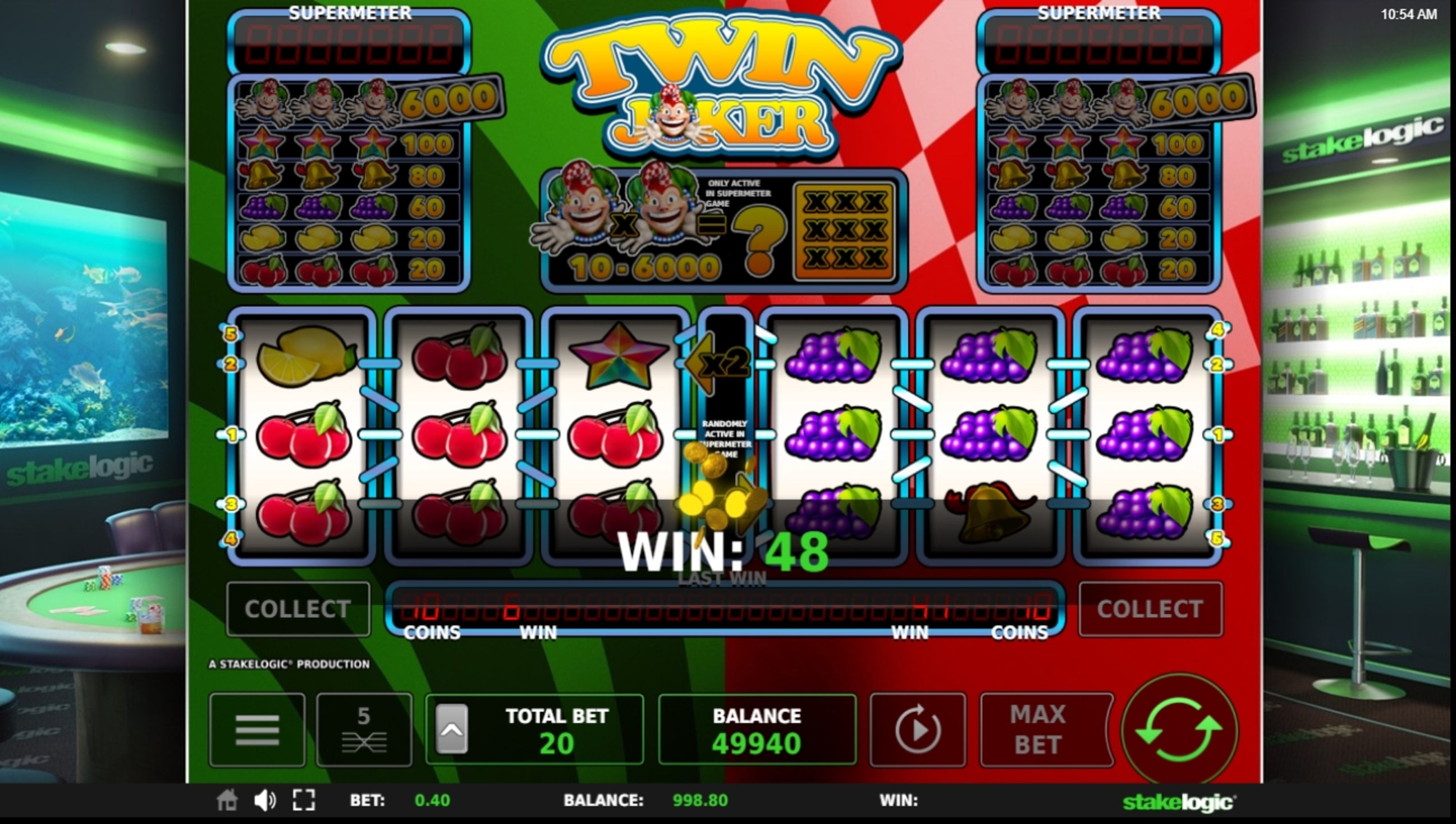 Win Money in Twin Joker Free Slot Game by Stakelogic