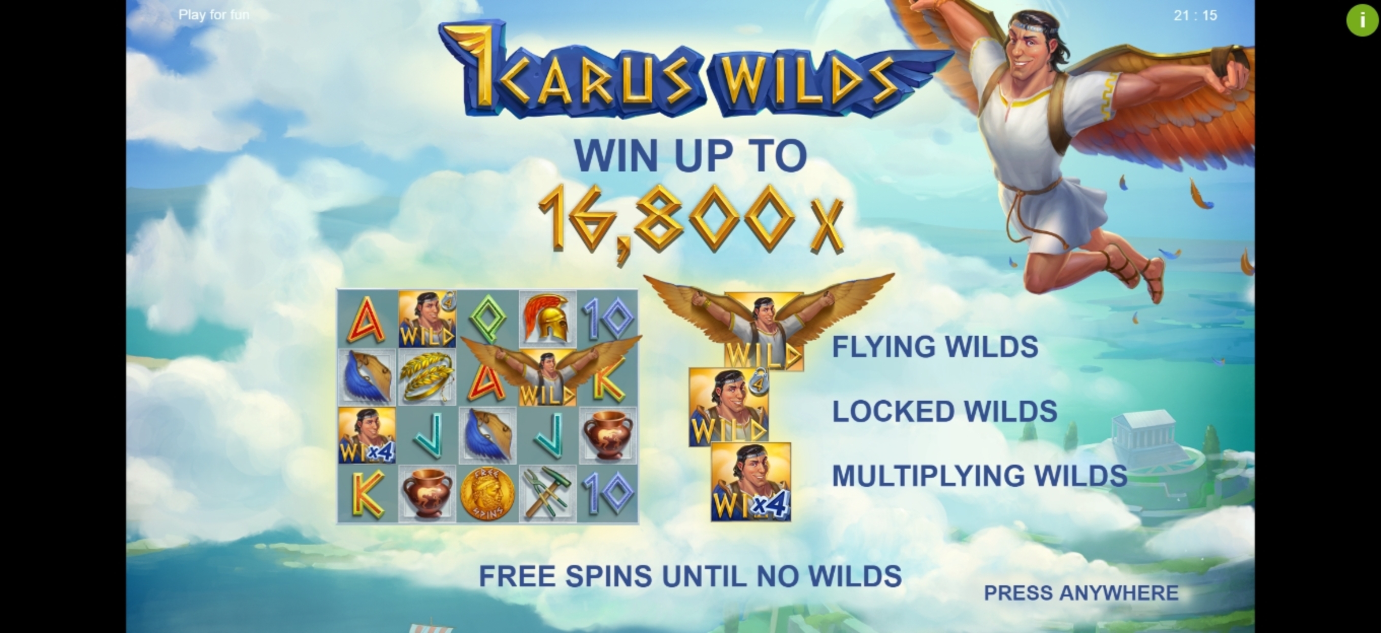 Play Icarus Wilds Free Casino Slot Game by STHLM Gaming