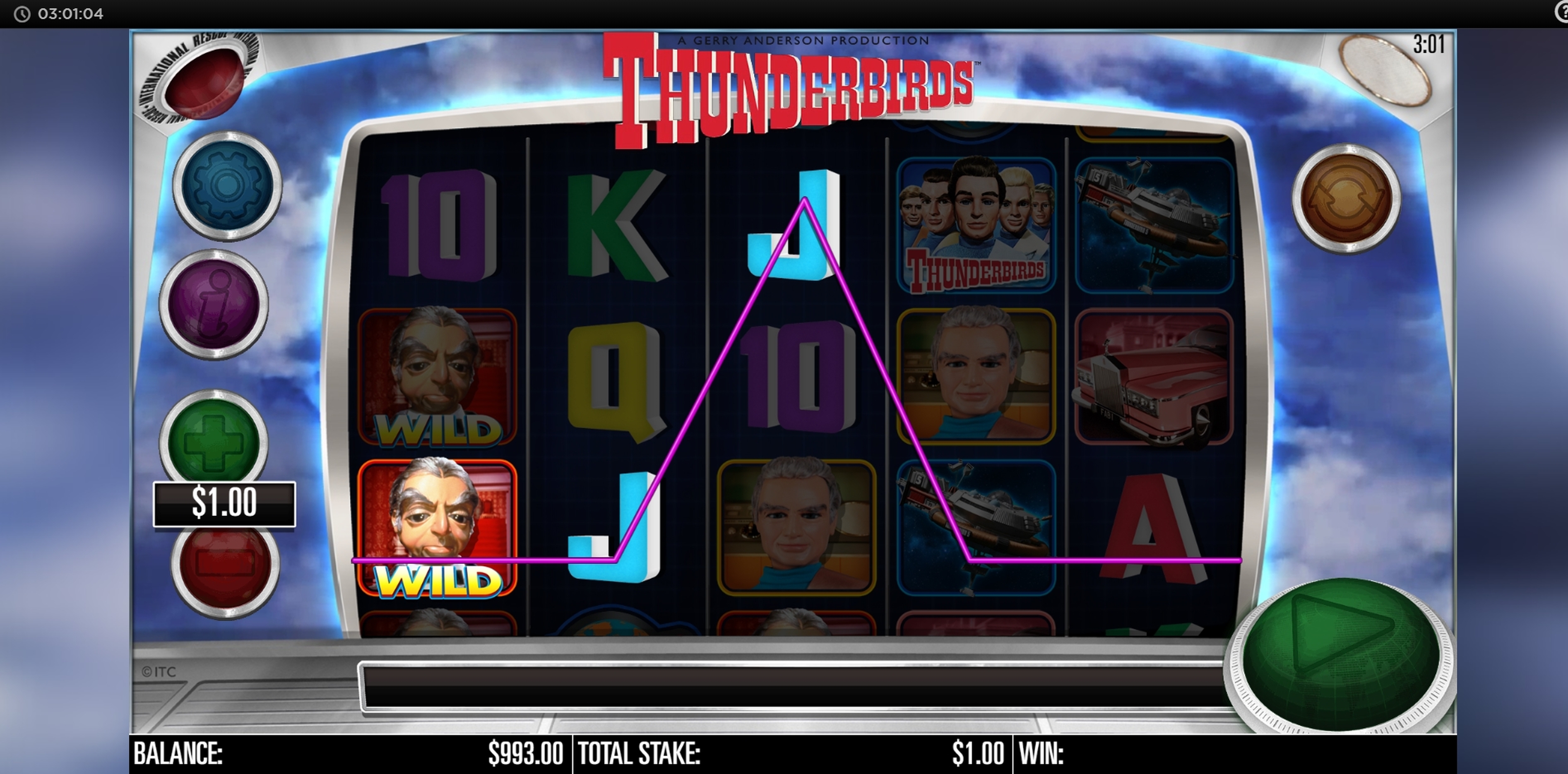 Win Money in Thunderbirds Free Slot Game by Storm Gaming Technology