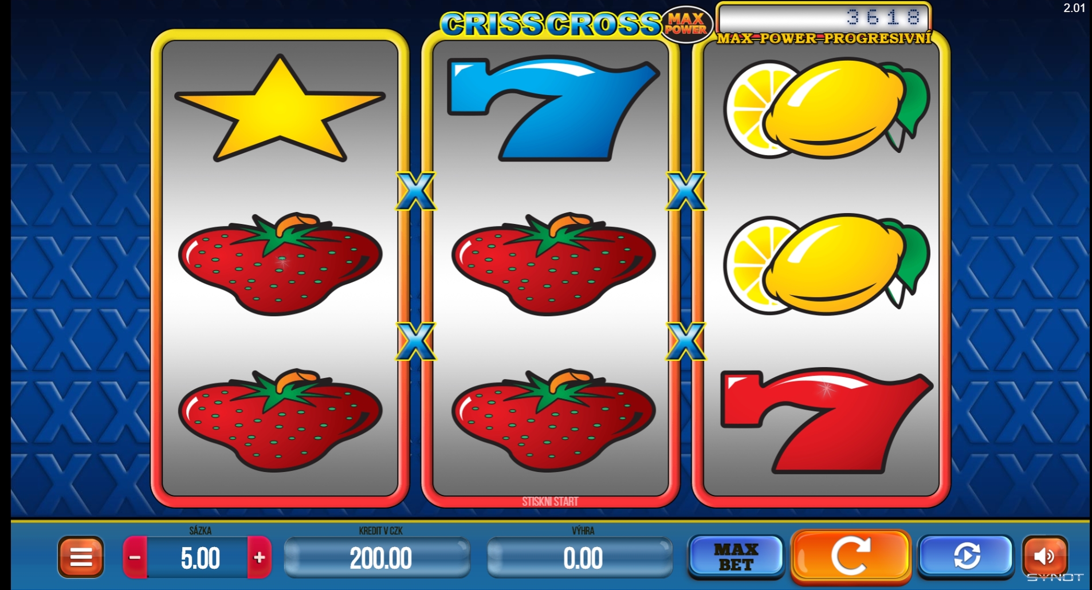 Reels in Criss Cross Slot Game by Synot Games