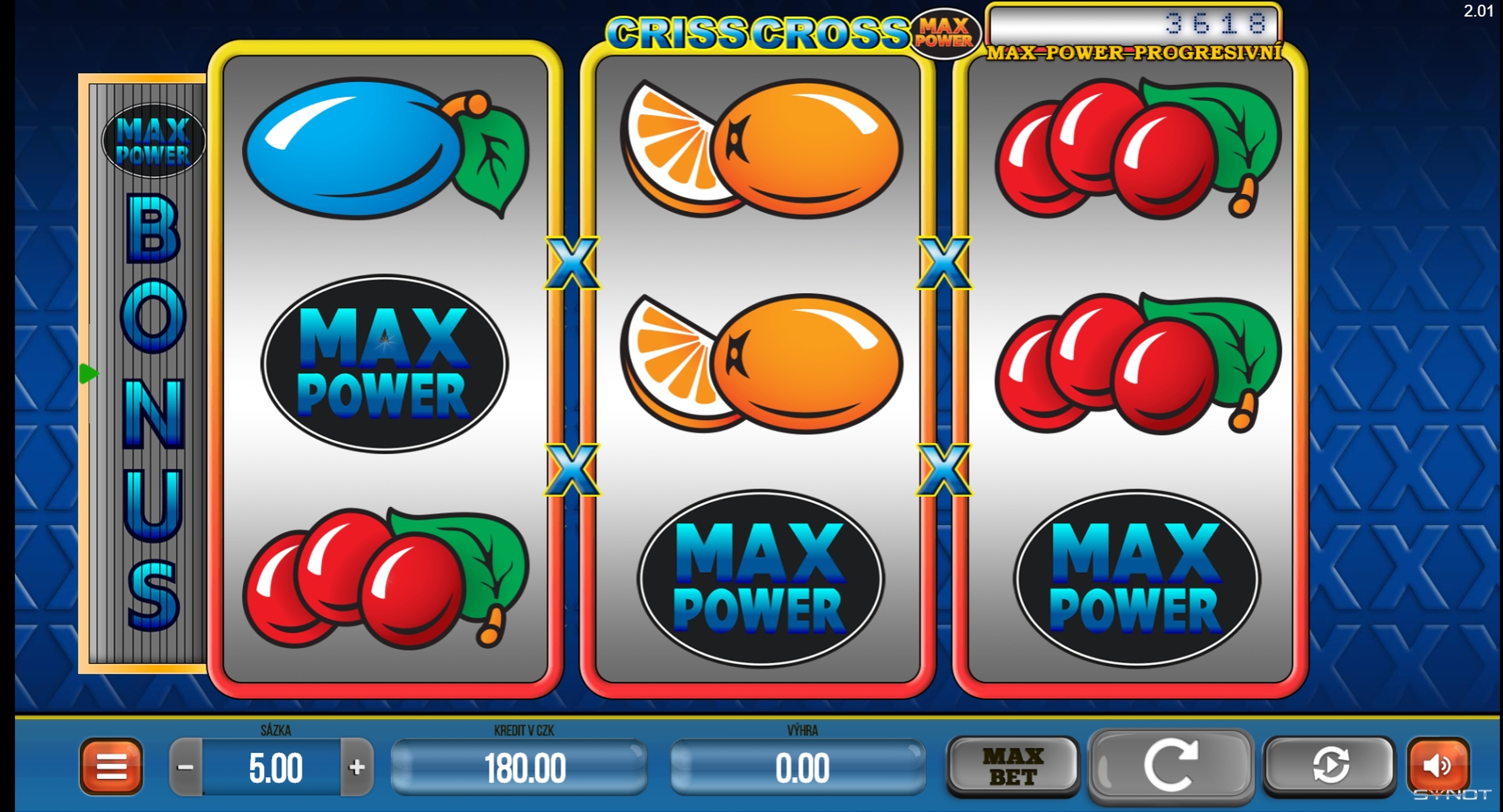 Win Money in Criss Cross Free Slot Game by Synot Games