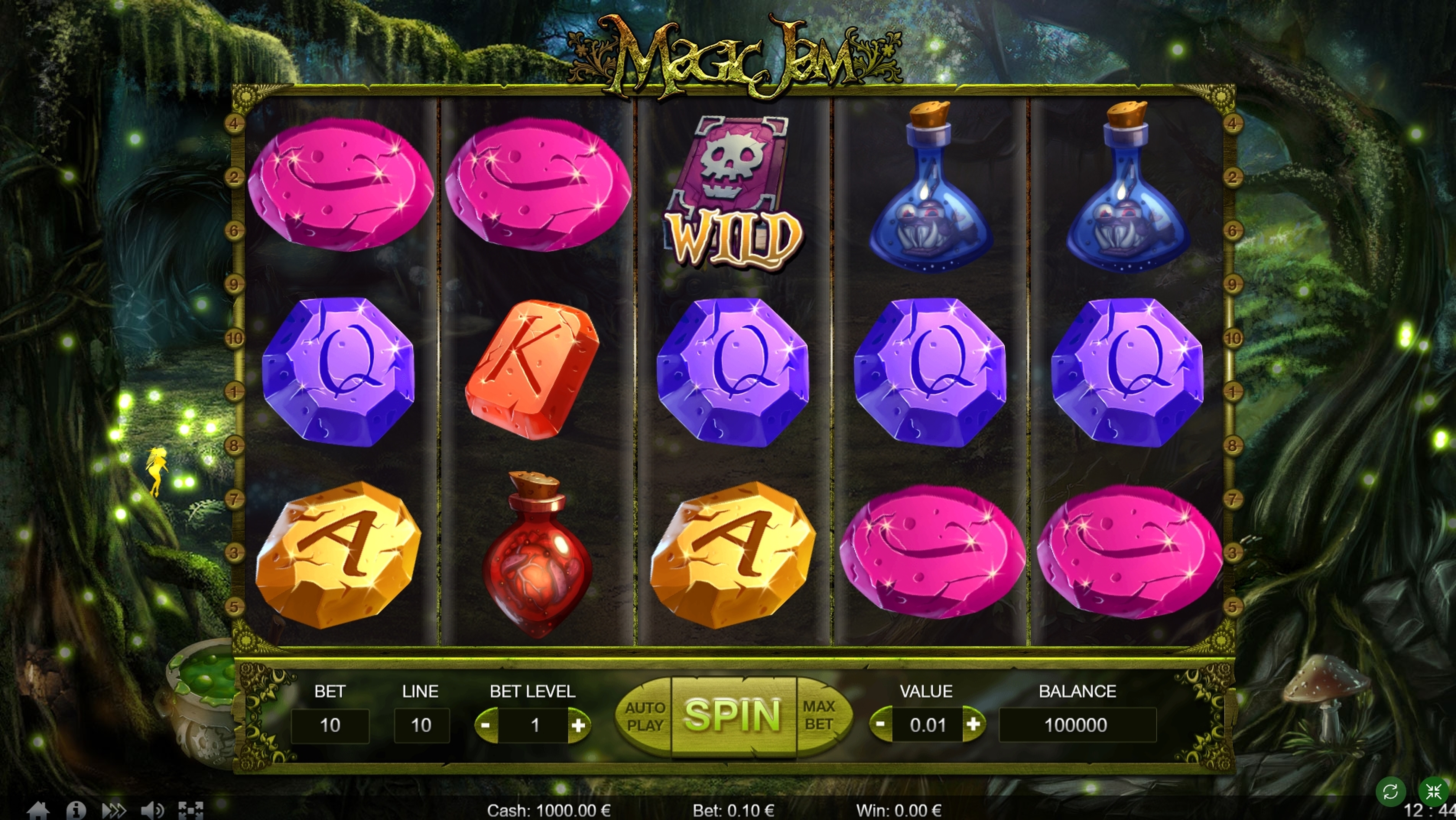 Reels in Magic Jam Slot Game by Thunderspin