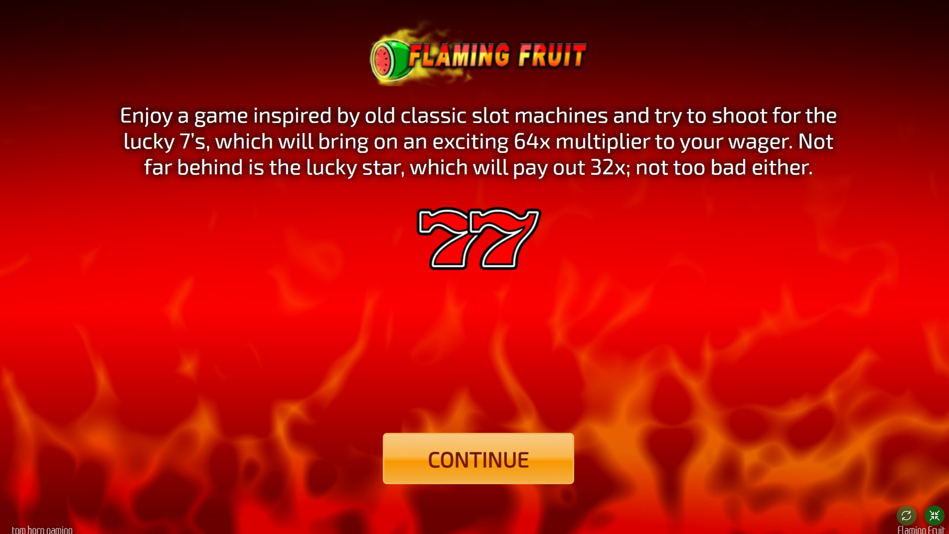 Play Flaming Fruit Free Casino Slot Game by Tom Horn Gaming
