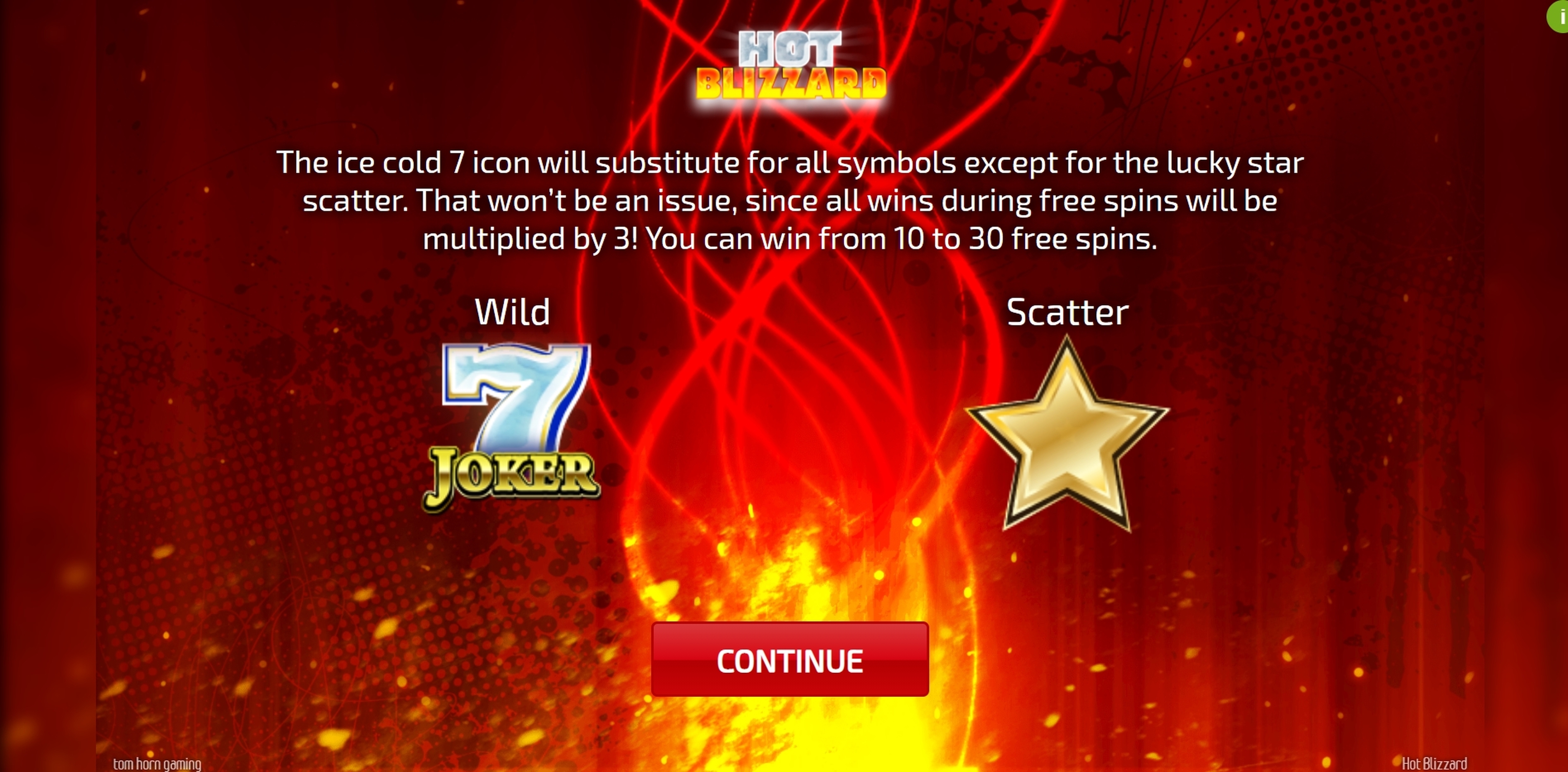 Play Hot Blizzard Free Casino Slot Game by Tom Horn Gaming