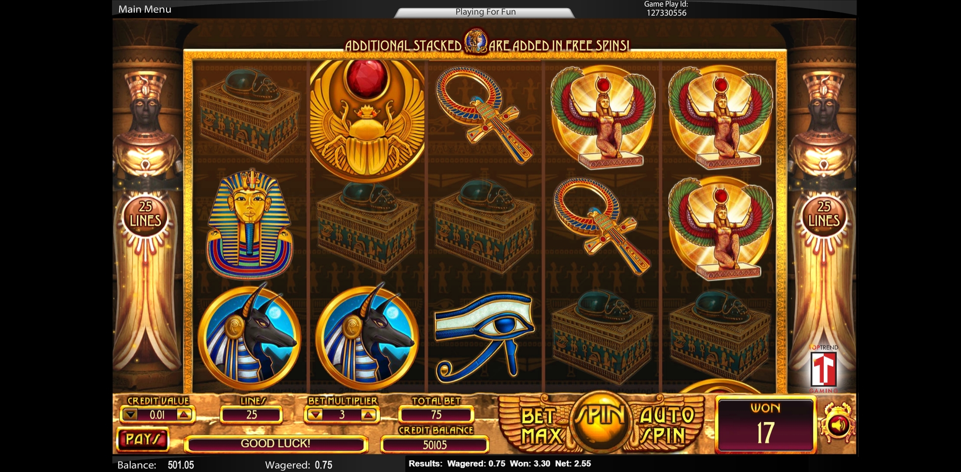 Win Money in Cleopatra Free Slot Game by Top Trend Gaming
