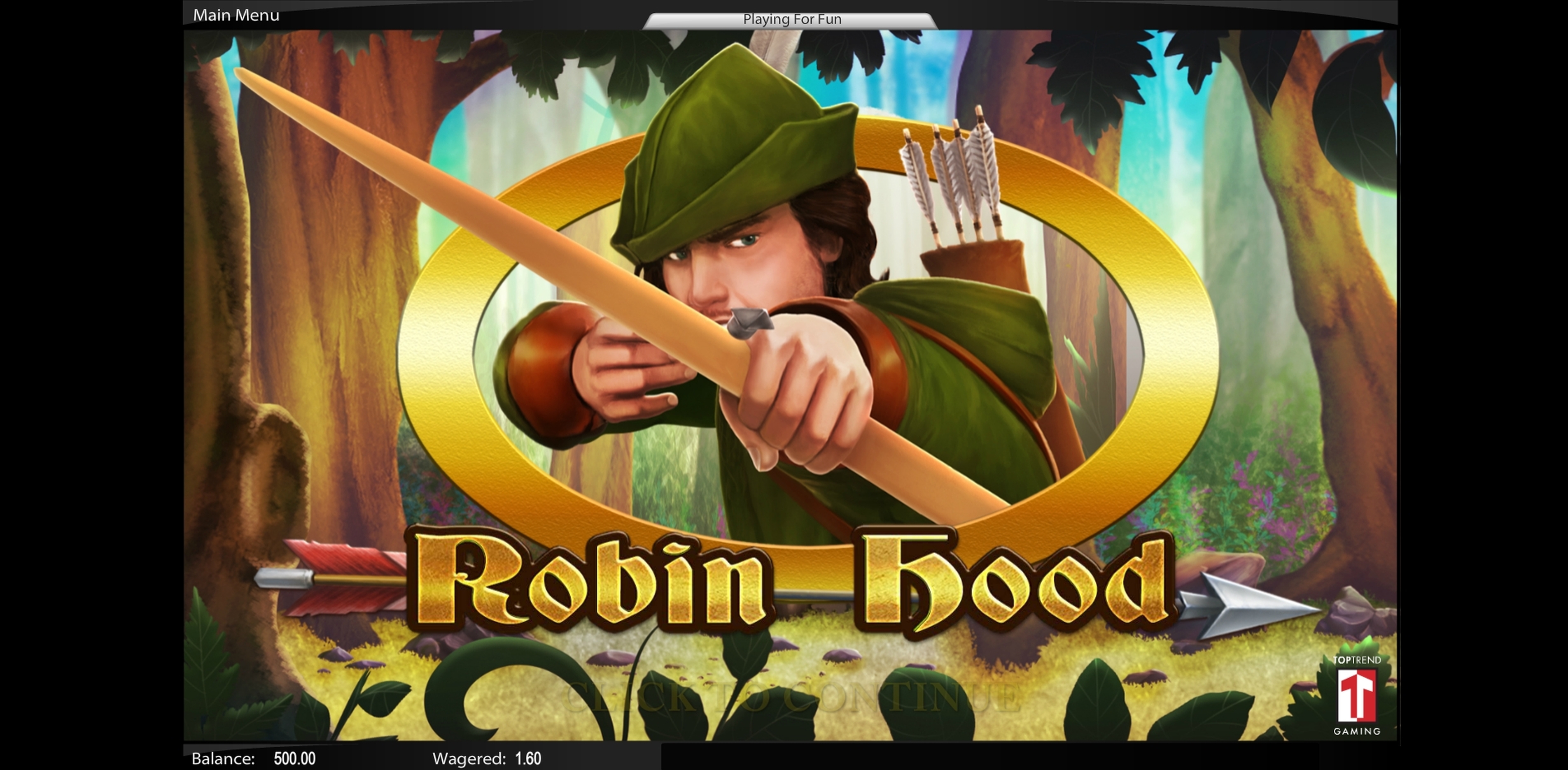 Play Robin Hood Free Casino Slot Game by Top Trend Gaming