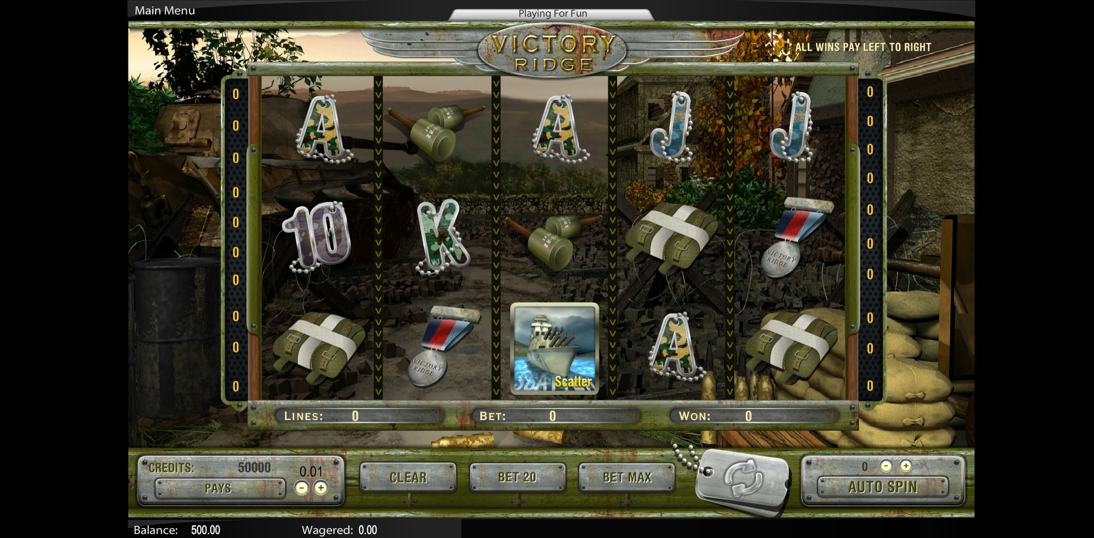 Reels in Victory Ridge Slot Game by Top Trend Gaming